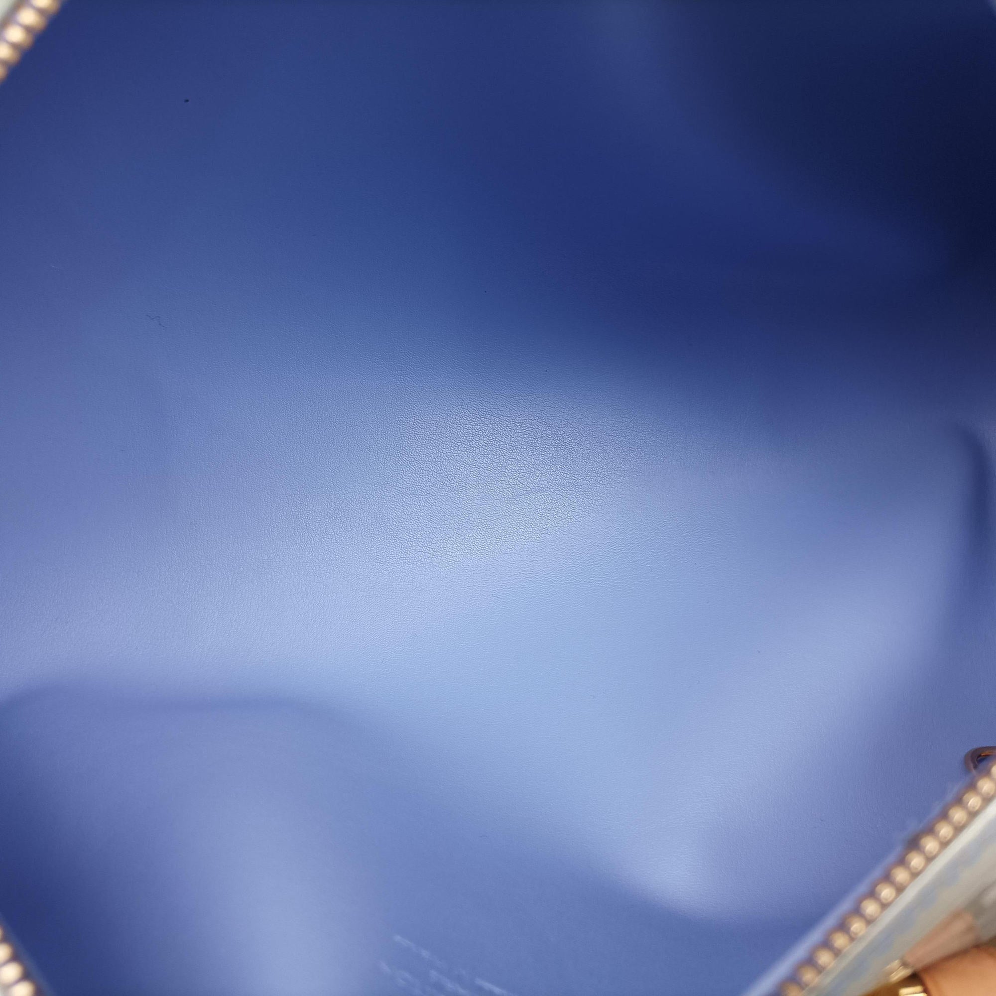 Pre-owned Louis Vuitton Bedford Blue Vernis M91233 handbag | stylenewstar
