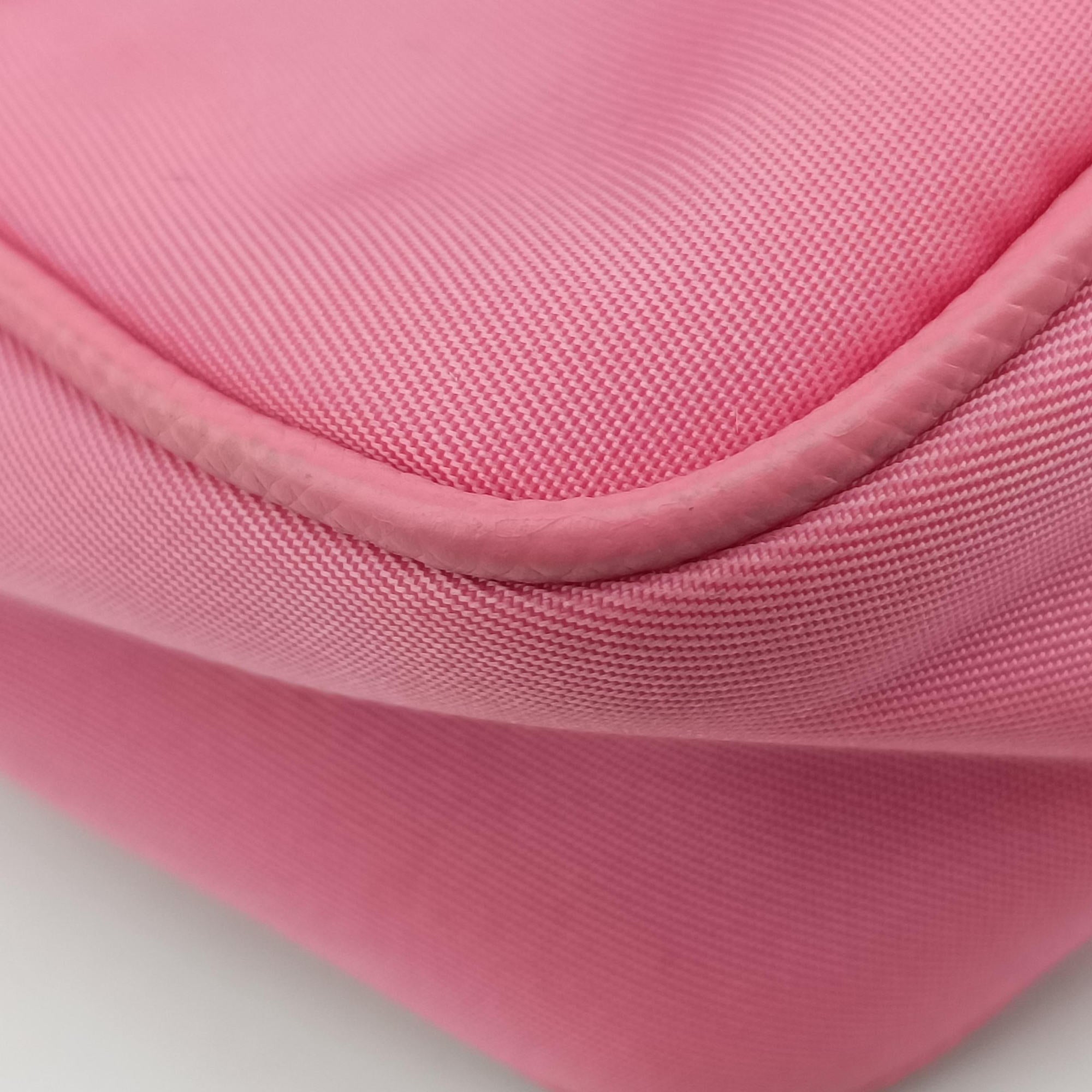 Pre-owned Prada Re-Edition 2005 Nylon Mini Pink nylon 1TT122 shoulderbag | stylenewstar