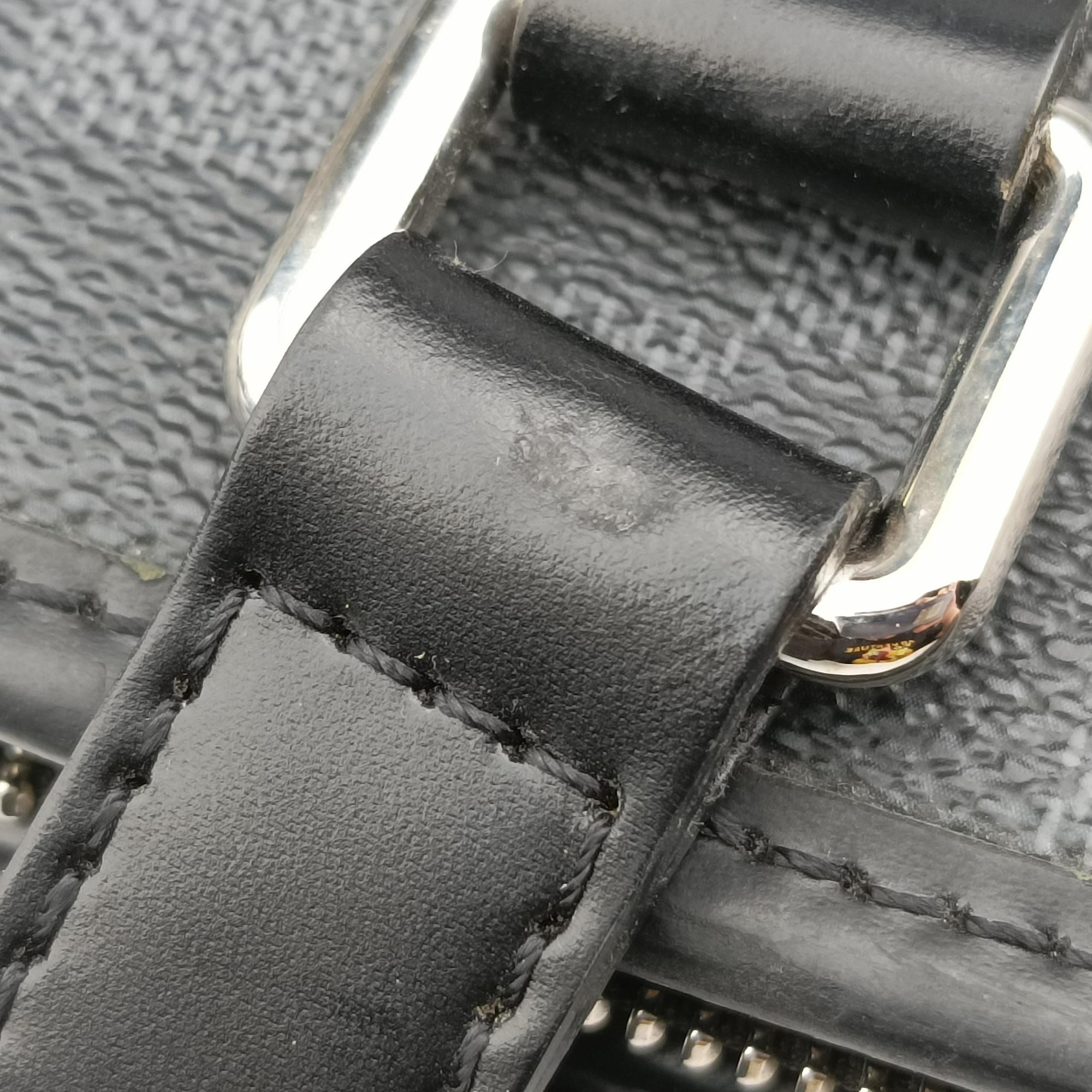 Pre-owned Louis Vuitton TADAO Noir Damier Graphite N51192 shoulderbag | stylenewstar