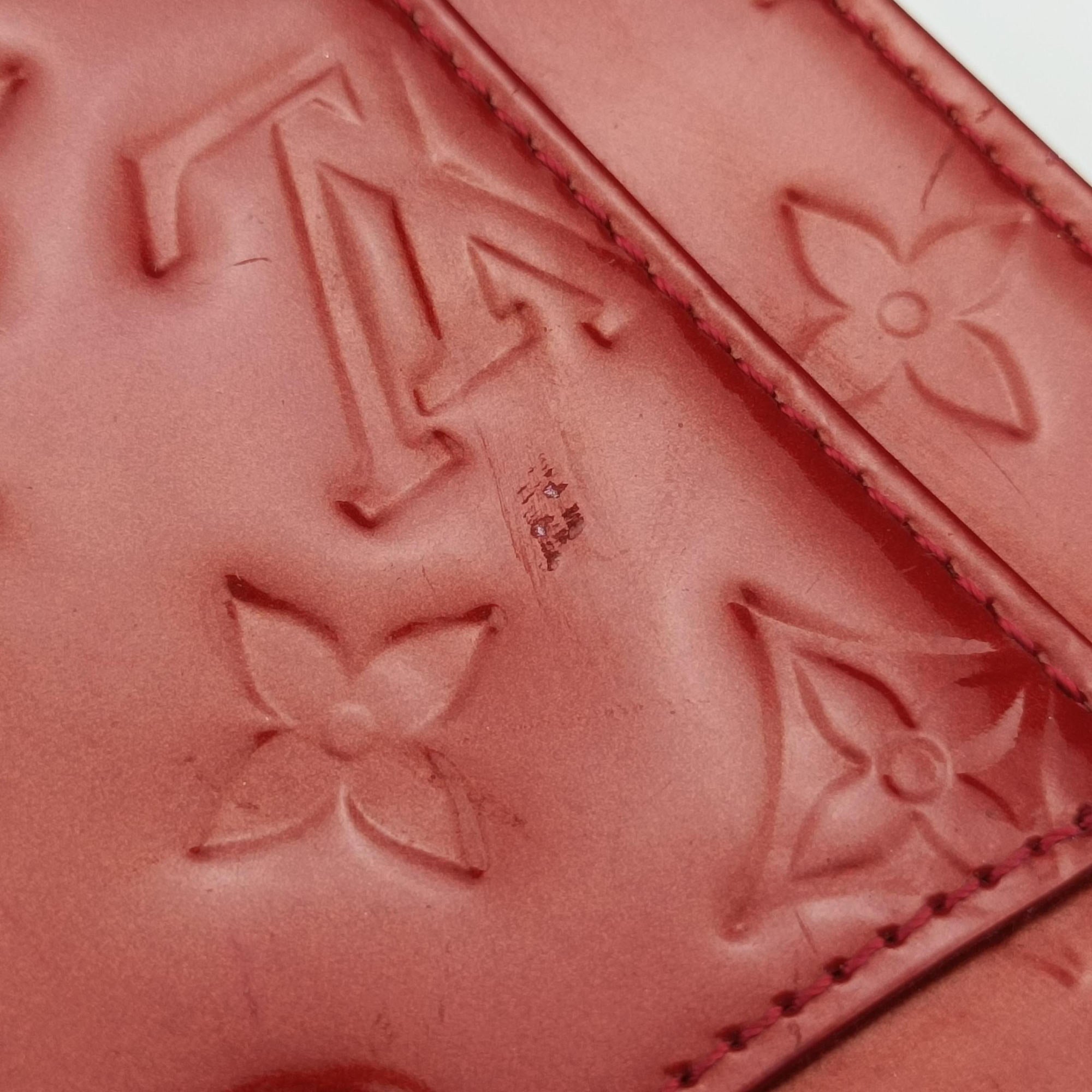 Pre-owned Louis Vuitton Rossmore MM Red Vernis M91550 handbag | stylenewstar