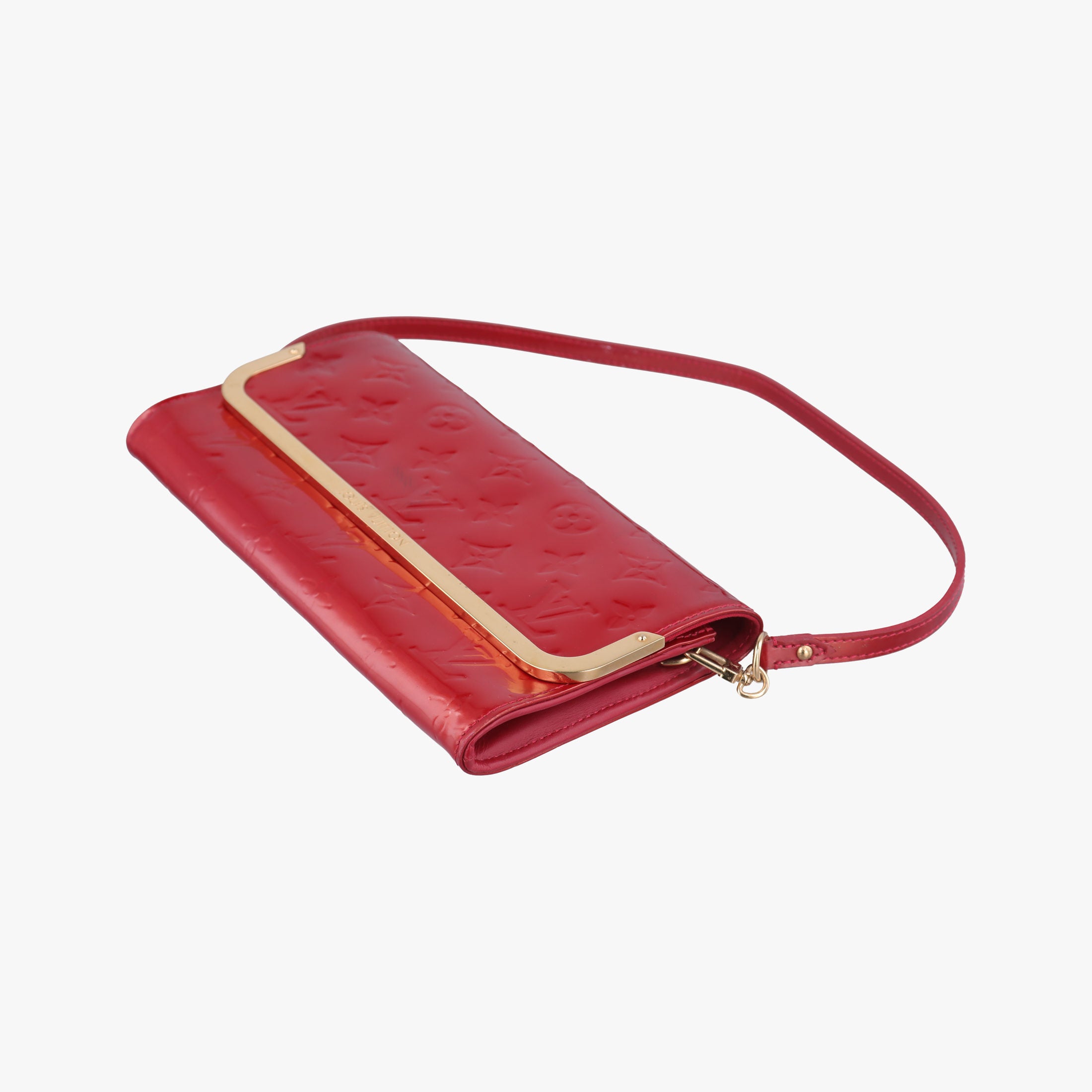 Pre-owned Louis Vuitton Rossmore MM Red Vernis M91550 handbag | stylenewstar