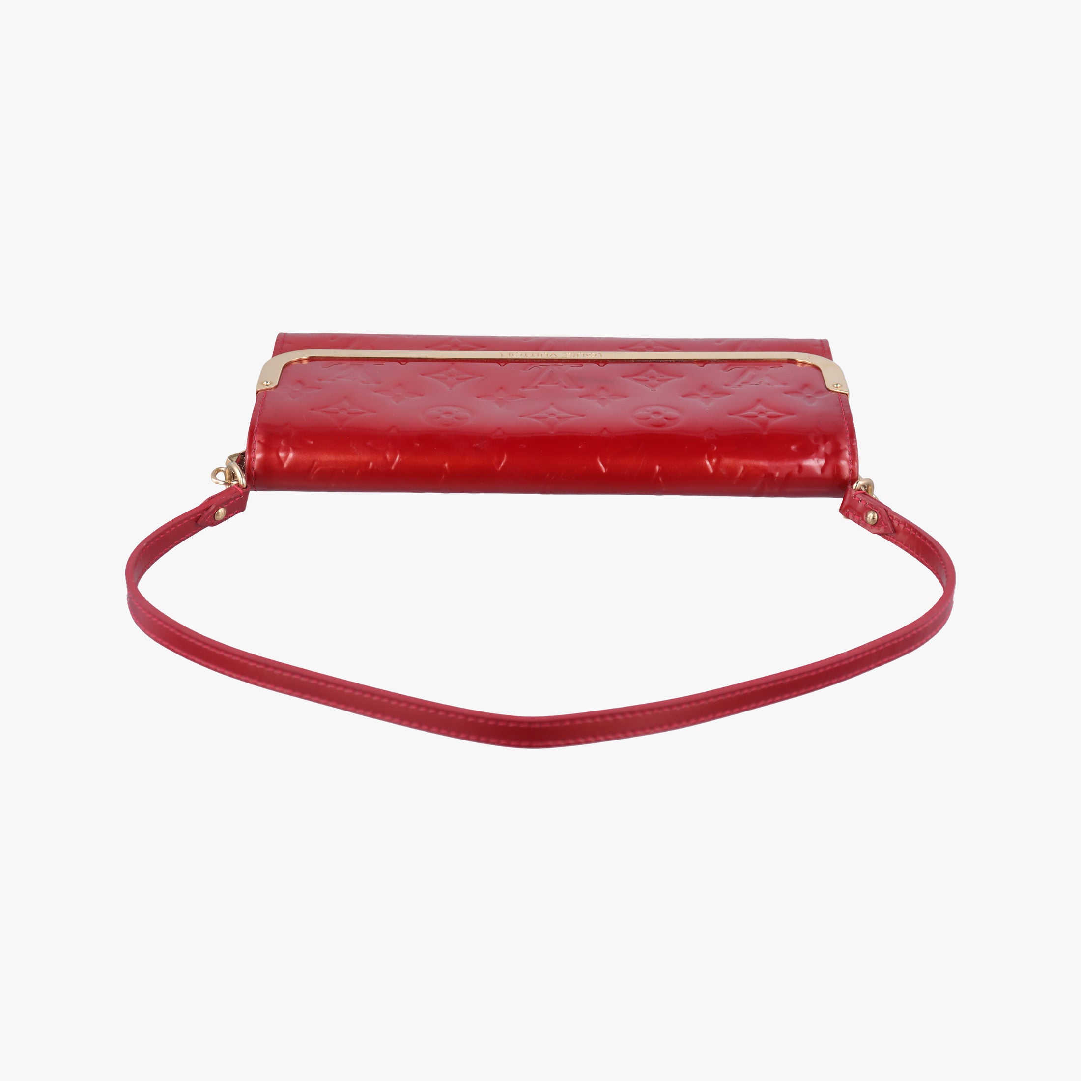Pre-owned Louis Vuitton Rossmore MM Red Vernis M91550 handbag | stylenewstar