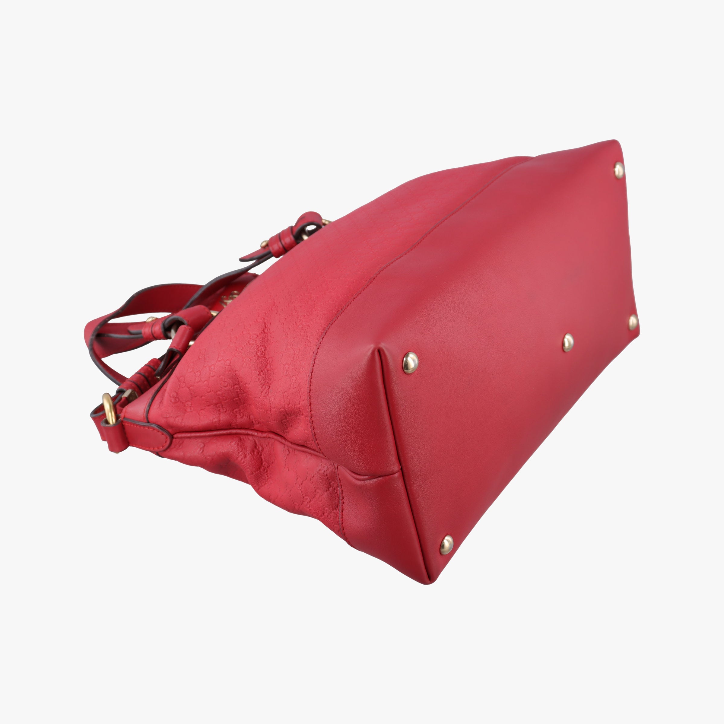 Pre-owned Gucci Valentine heart charm Red Leather 309122 shoulderbag | stylenewstar