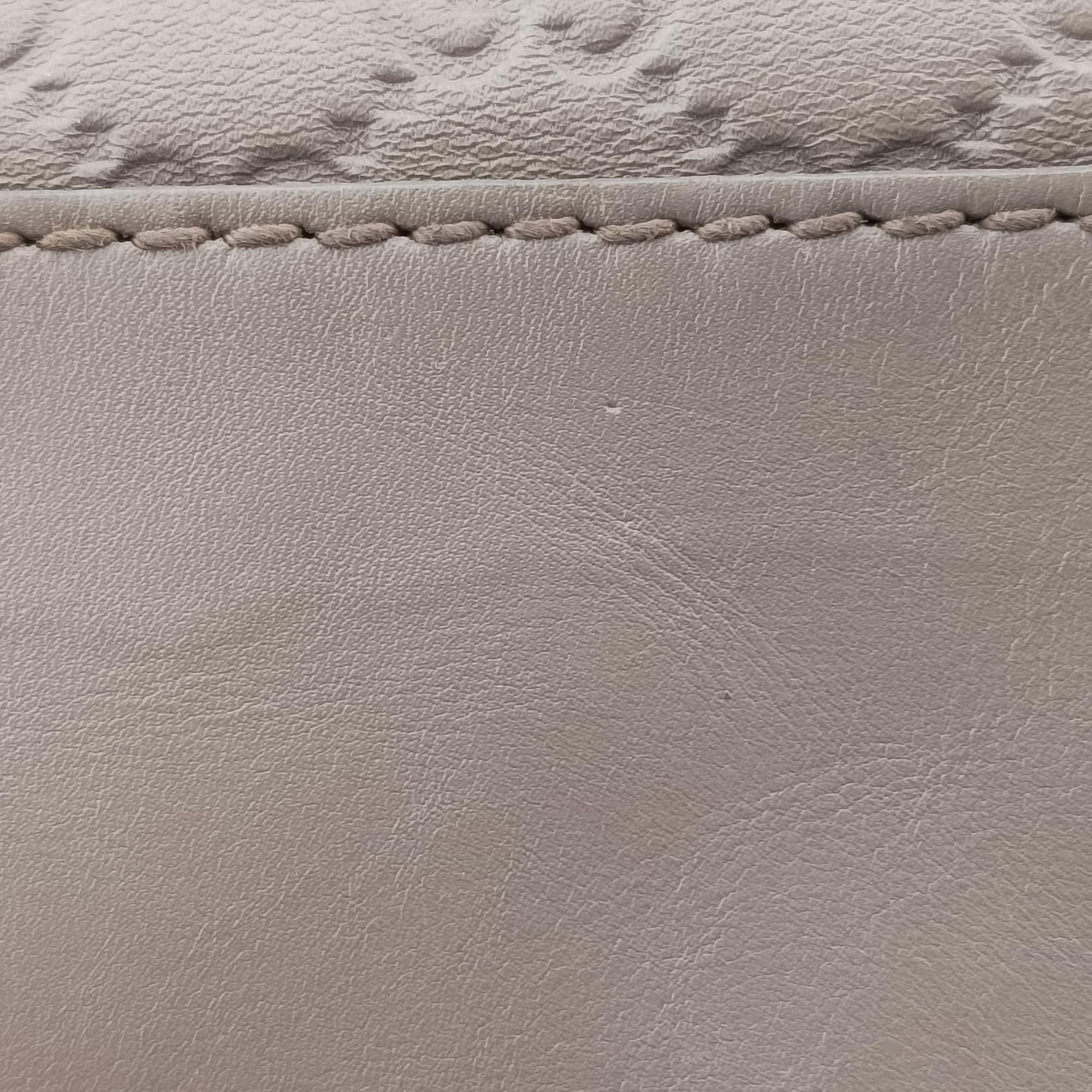 Pre-owned Gucci Scarlett Grey Leather 282299 shoulderbag | stylenewstar