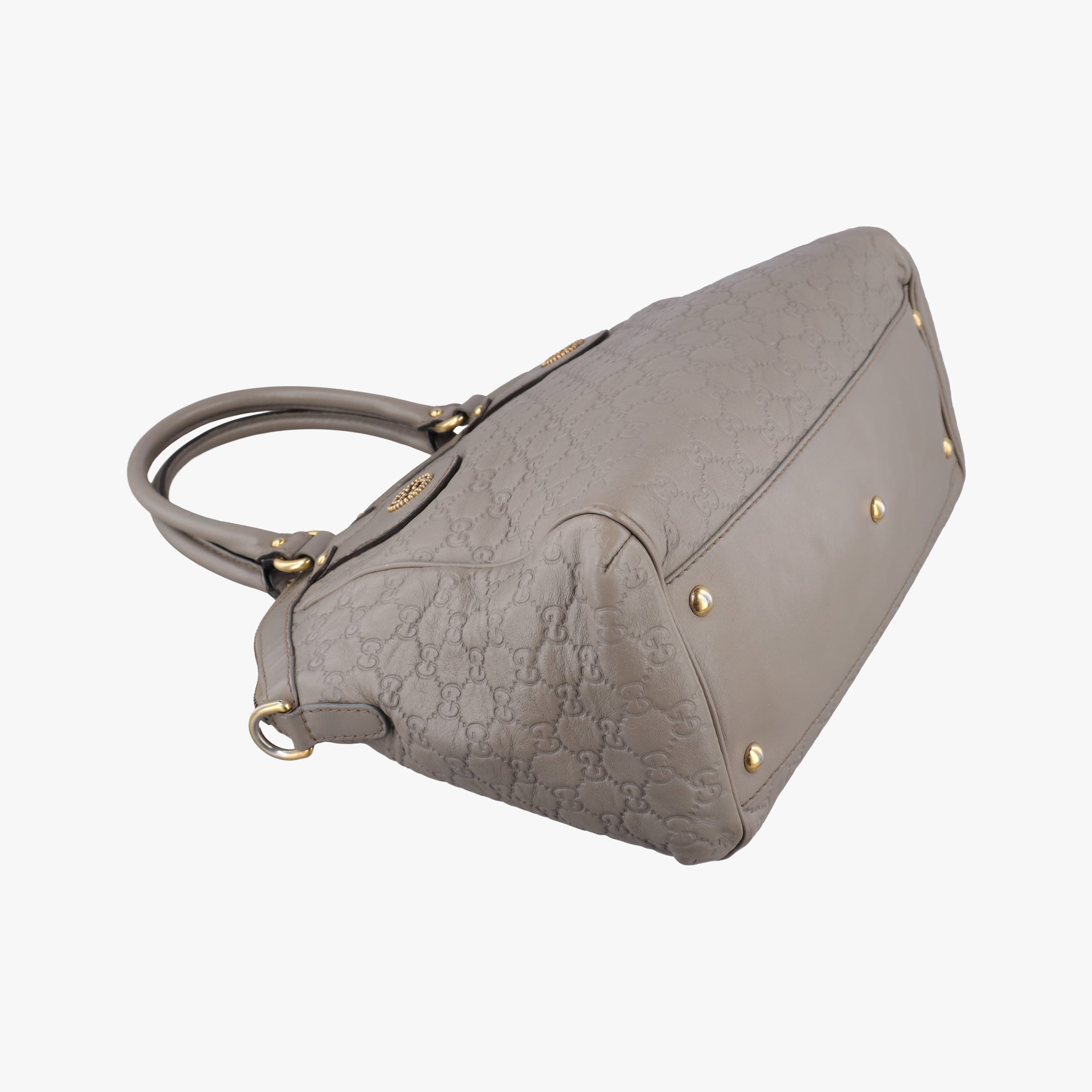 Pre-owned Gucci Scarlett Grey Leather 282299 shoulderbag | stylenewstar