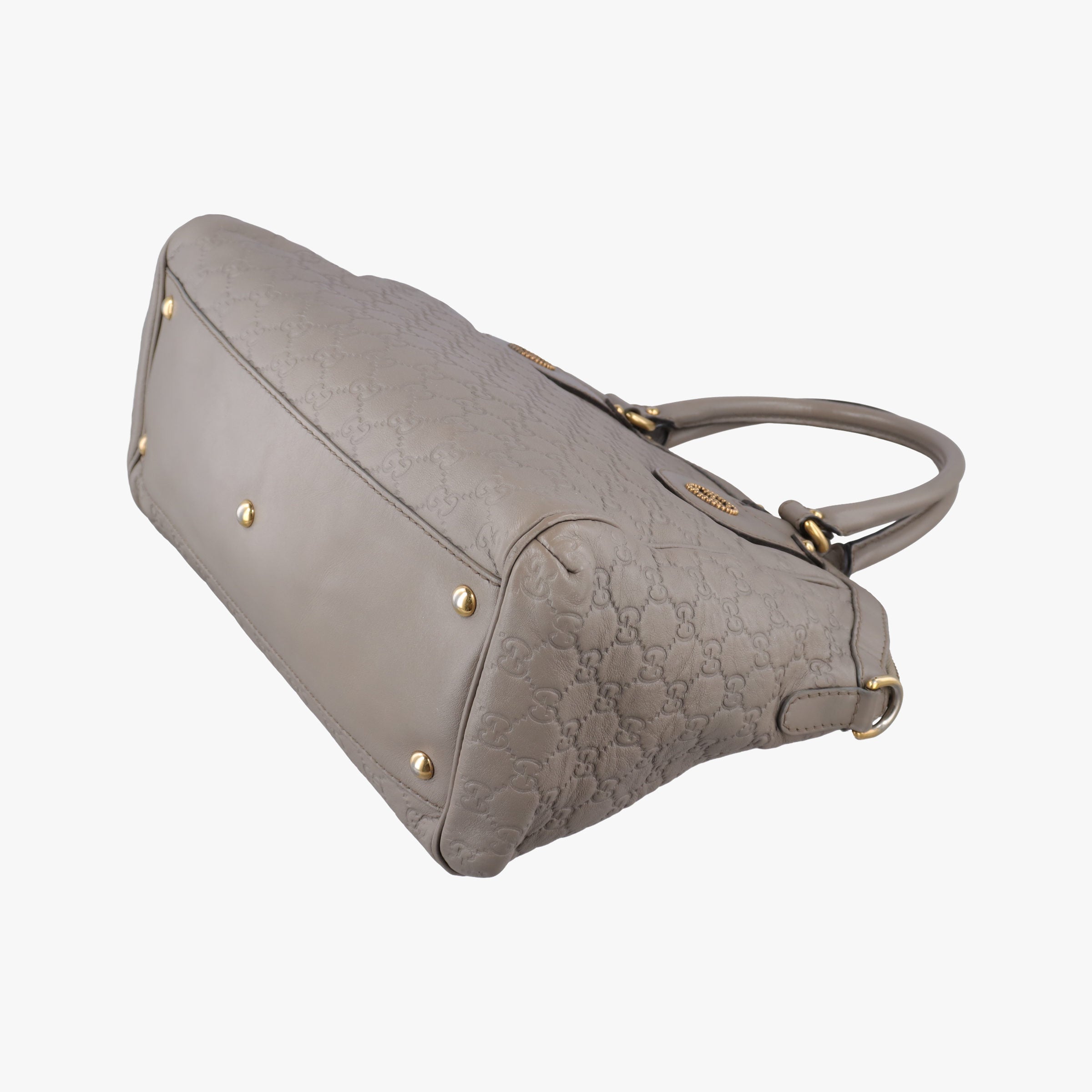 Pre-owned Gucci Scarlett Grey Leather 282299 shoulderbag | stylenewstar