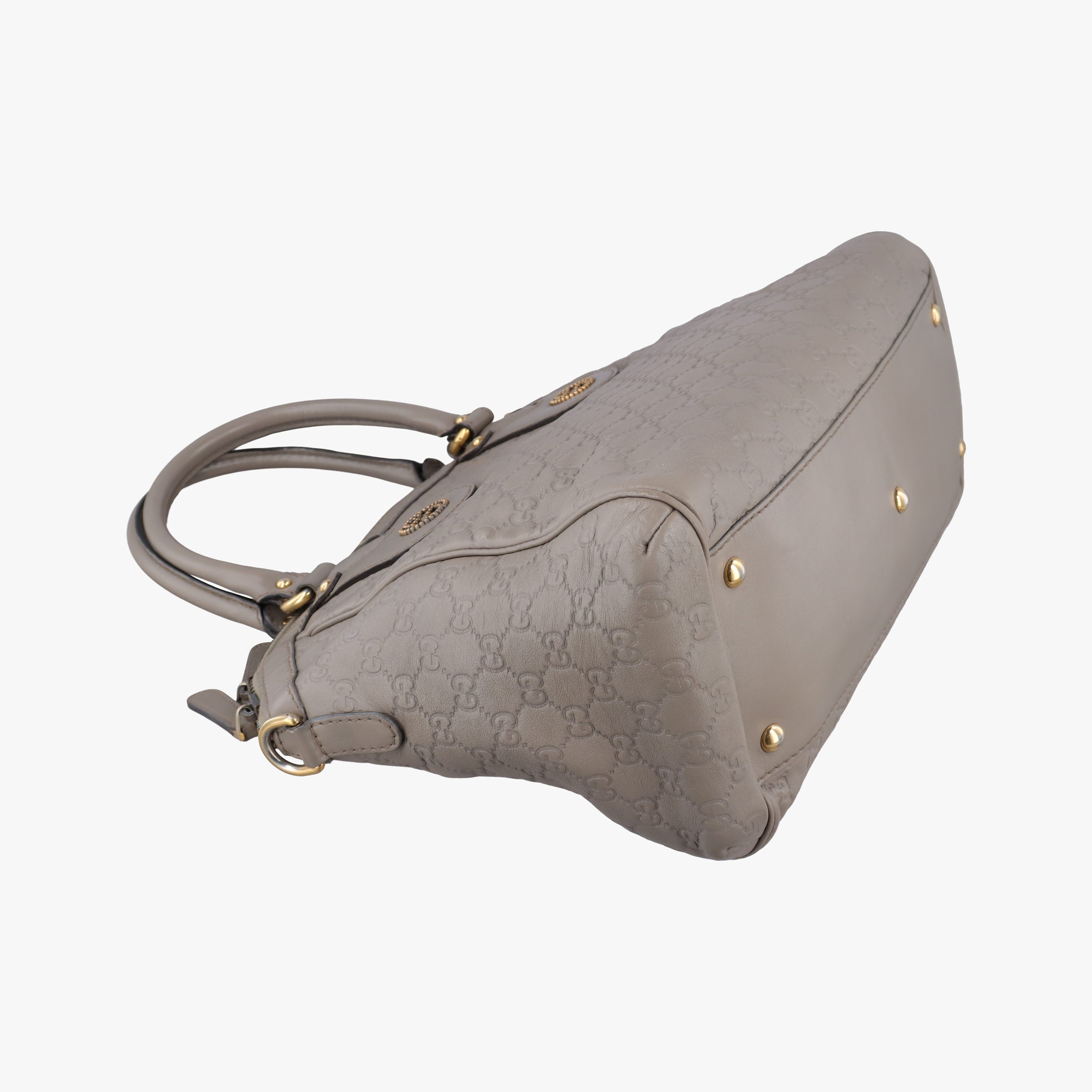Pre-owned Gucci Scarlett Grey Leather 282299 shoulderbag | stylenewstar
