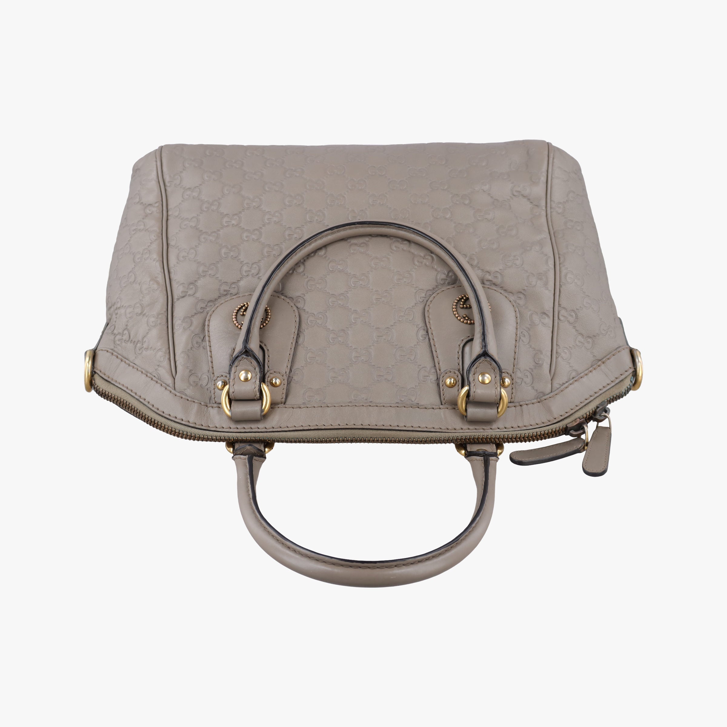 Pre-owned Gucci Scarlett Grey Leather 282299 shoulderbag | stylenewstar
