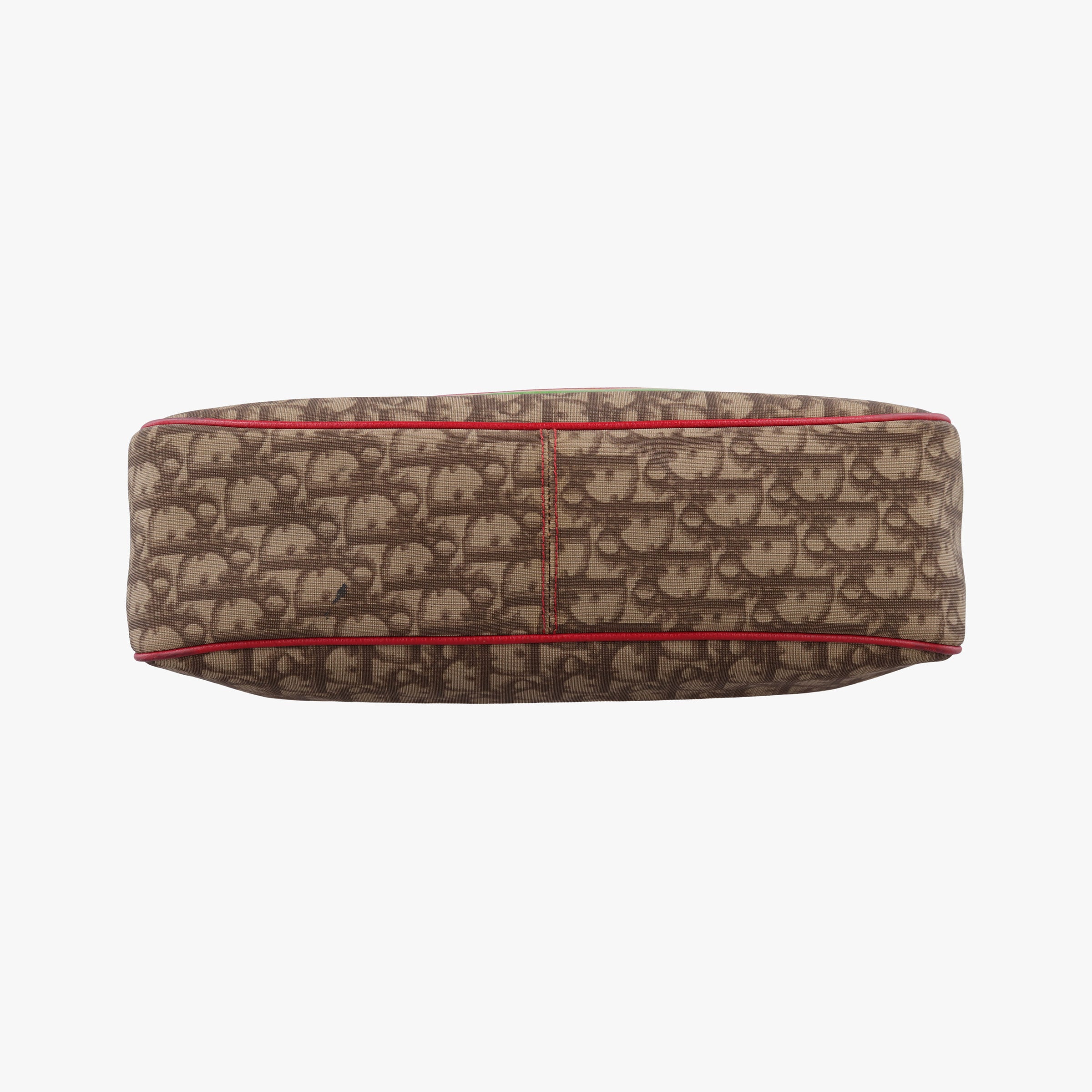 Pre-owned Christian Dior Rasta Trotter Messenger beige×Multicolour PVC coated canvas x leather  shoulderbag | stylenewstar