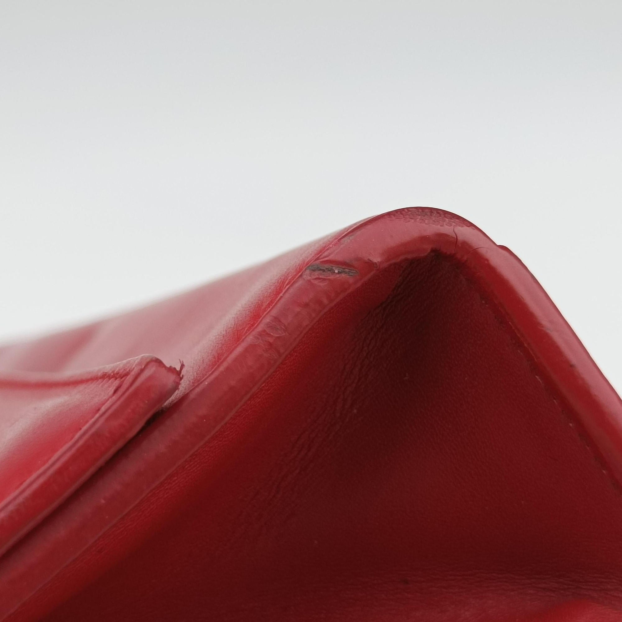 Vintage Yves Saint Laurent KATE Red Leather 326078 shoulderbag | stylenewstar