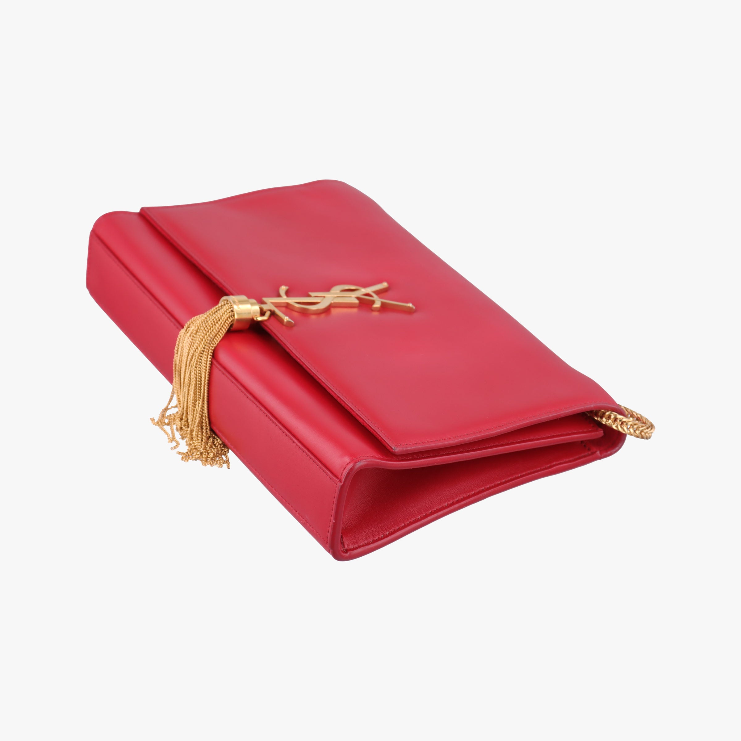 Vintage Yves Saint Laurent KATE Red Leather 326078 shoulderbag | stylenewstar