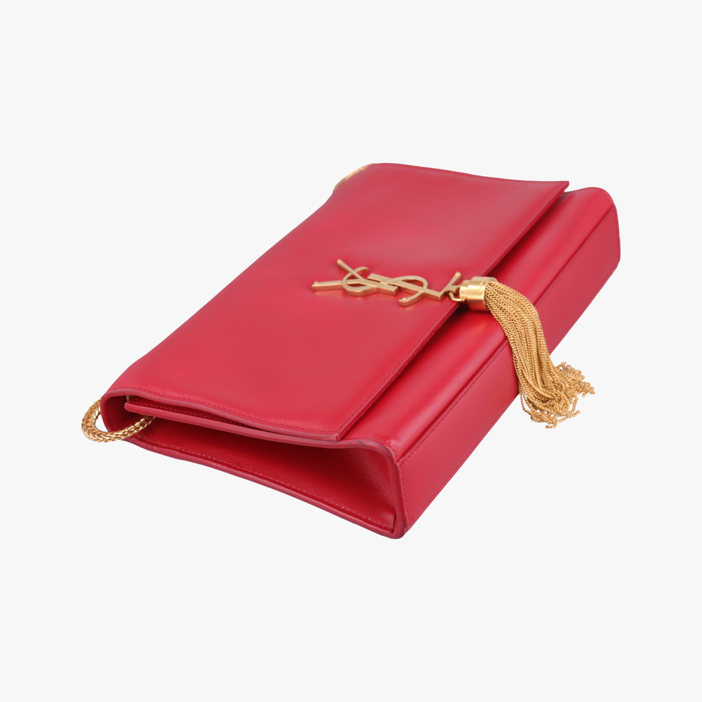 Vintage Yves Saint Laurent KATE Red Leather 326078 shoulderbag | stylenewstar