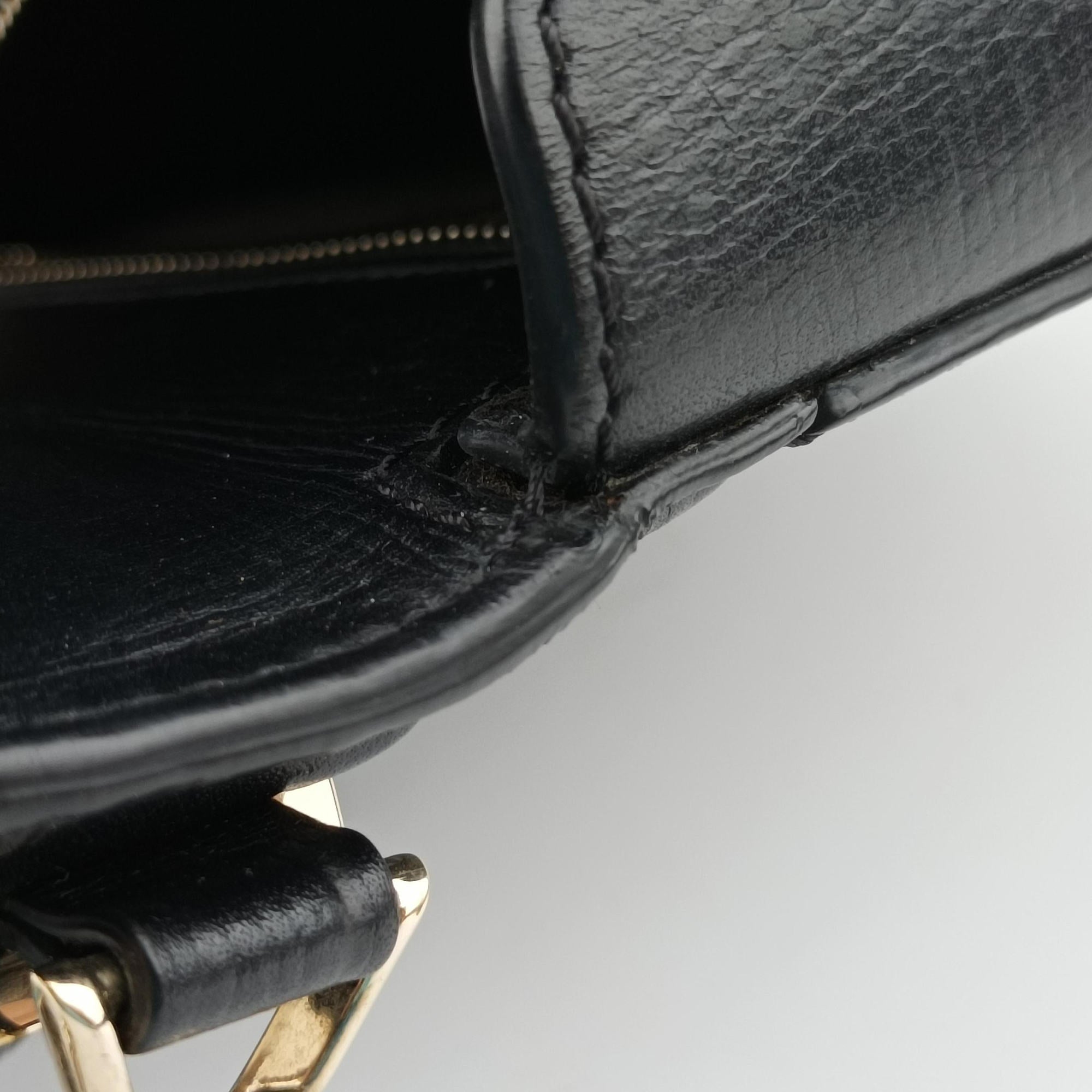 Pre-owned Givenchy Pandora Box Black Leather  shoulderbag | stylenewstar