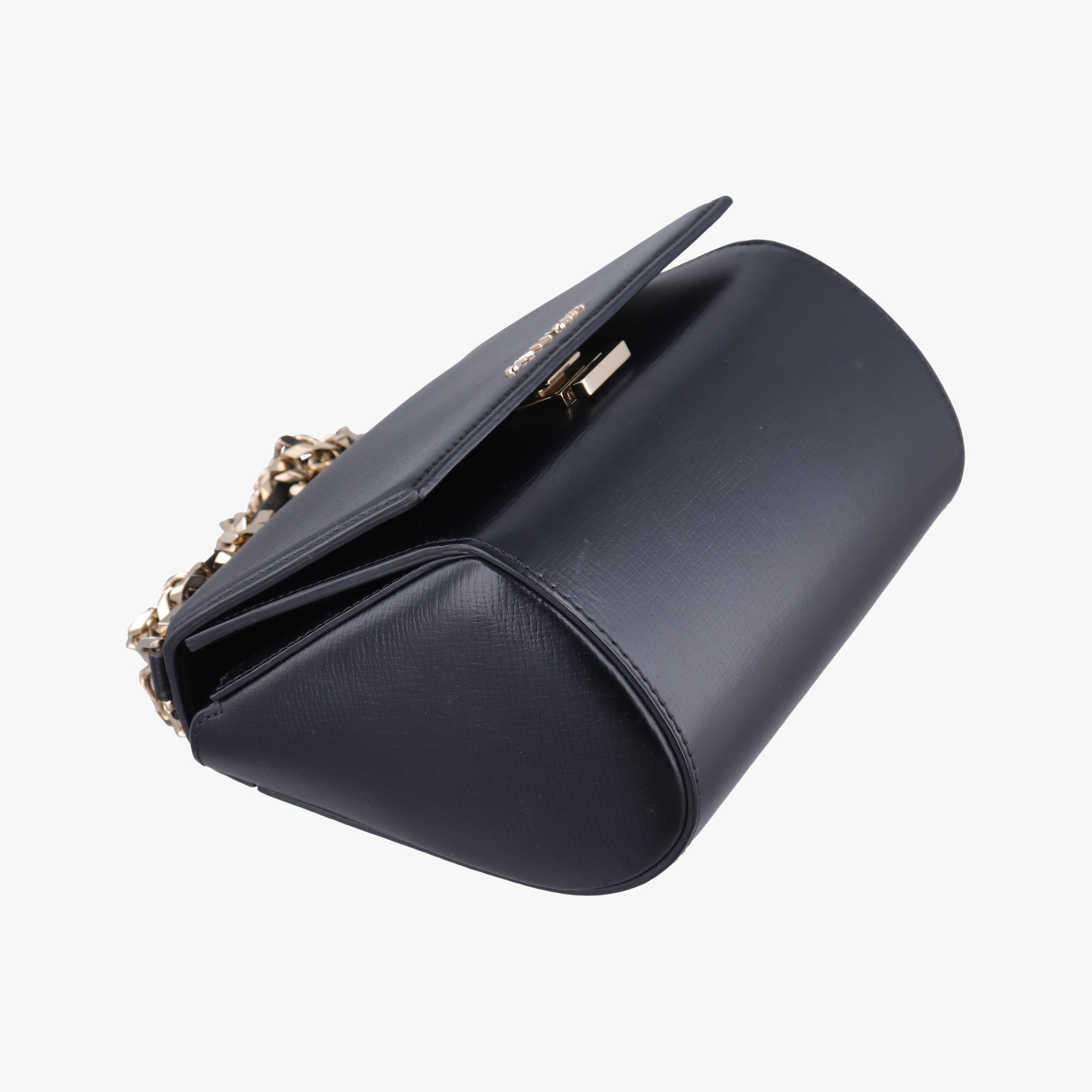 Pre-owned Givenchy Pandora Box Black Leather  shoulderbag | stylenewstar