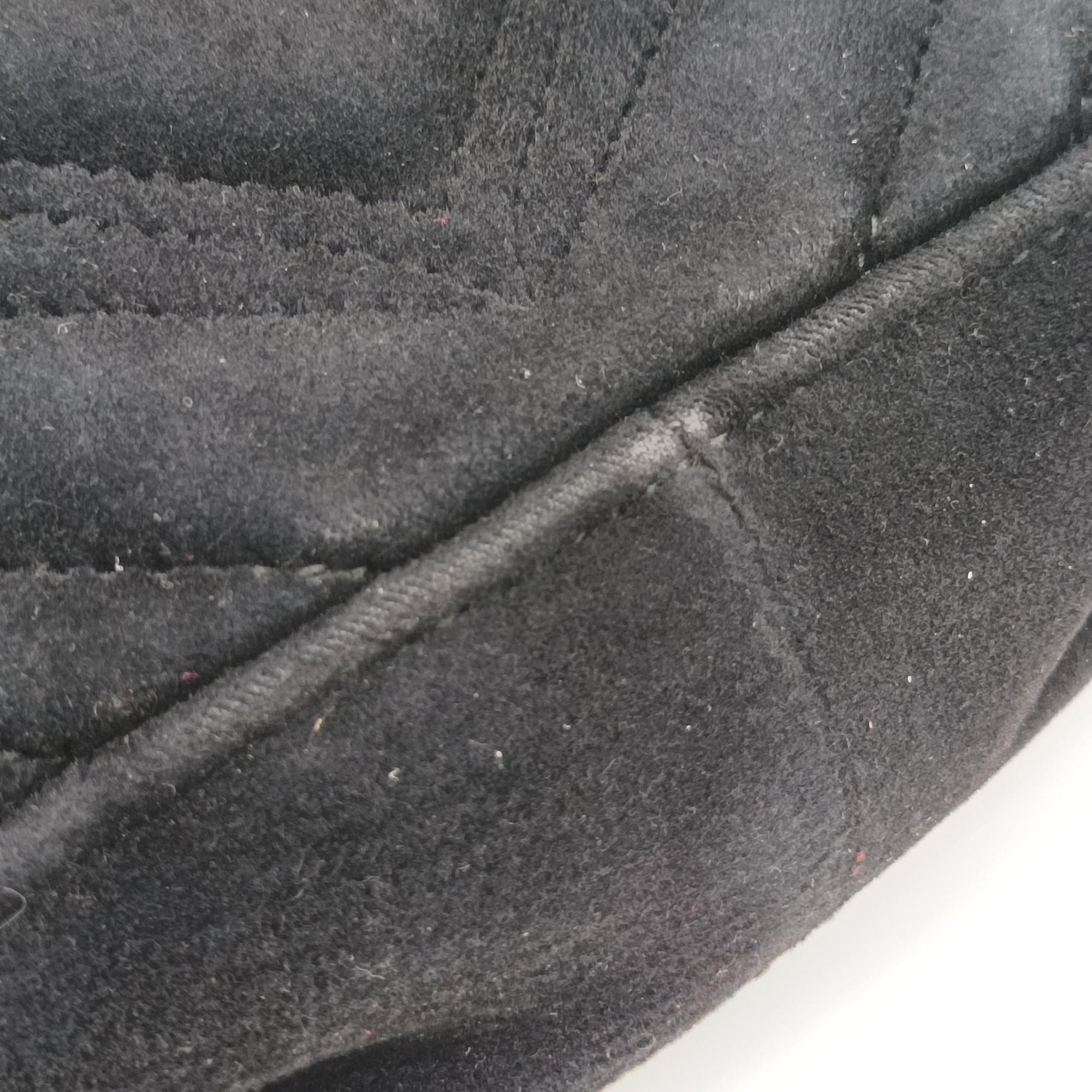 Pre-owned Gucci GG Marmont Black velour 446744 shoulderbag | stylenewstar