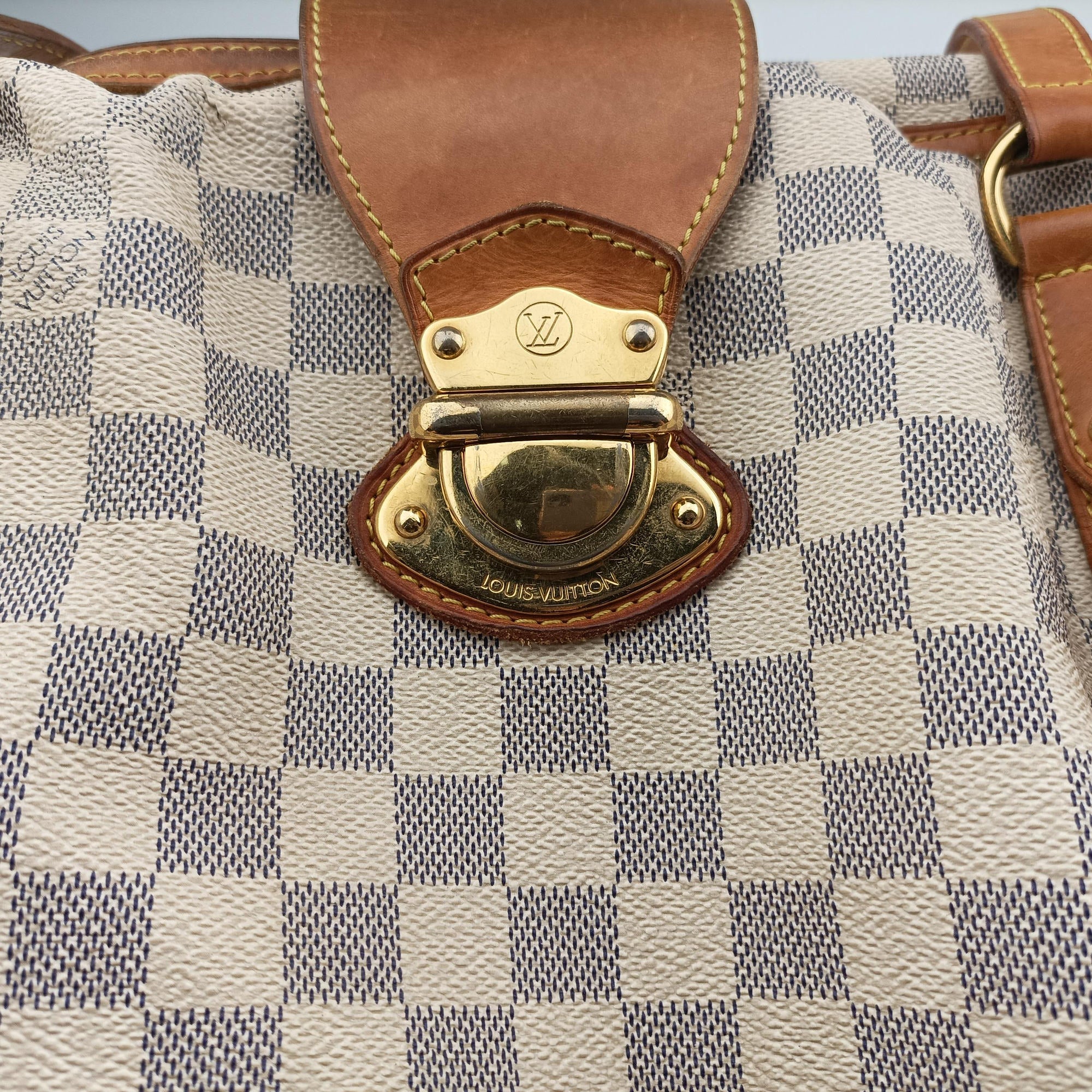 Pre-owned Louis Vuitton STRESA PM Azur Damier Canvas N42220 shoulderbag | stylenewstar