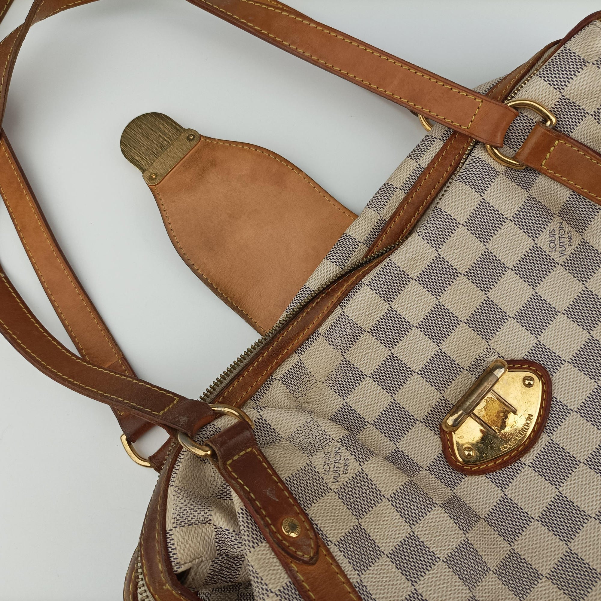 Pre-owned Louis Vuitton STRESA PM Azur Damier Canvas N42220 shoulderbag | stylenewstar
