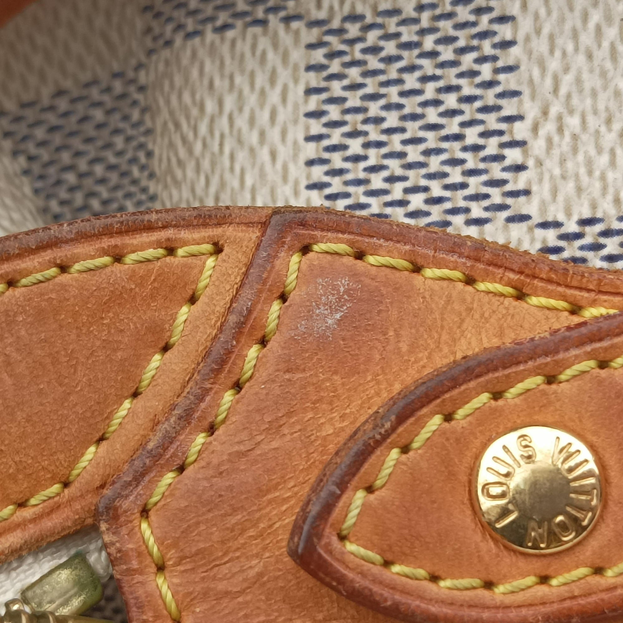 Pre-owned Louis Vuitton STRESA PM Azur Damier Canvas N42220 shoulderbag | stylenewstar