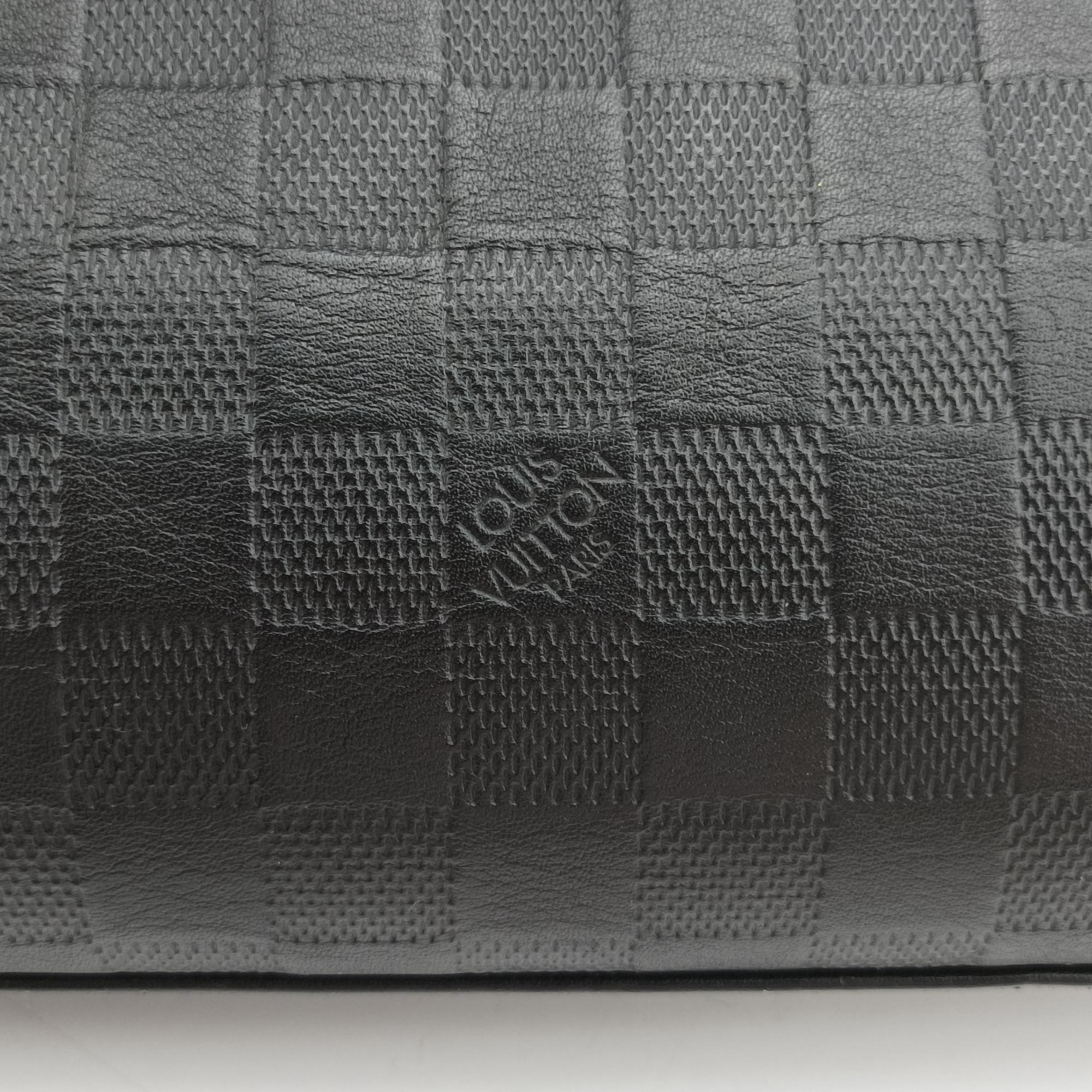 Secondhand Louis Vuitton Porte Documents Jour Noir Damier Graphite N48224 shoulderbag | stylenewstar