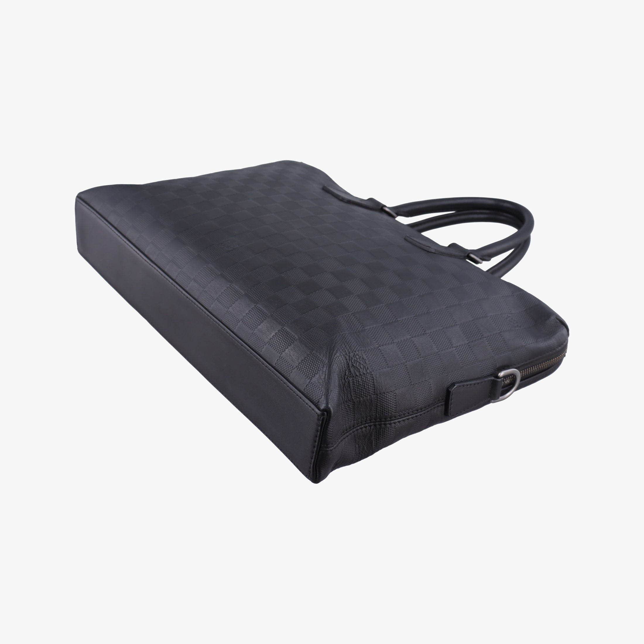 Secondhand Louis Vuitton Porte Documents Jour Noir Damier Graphite N48224 shoulderbag | stylenewstar