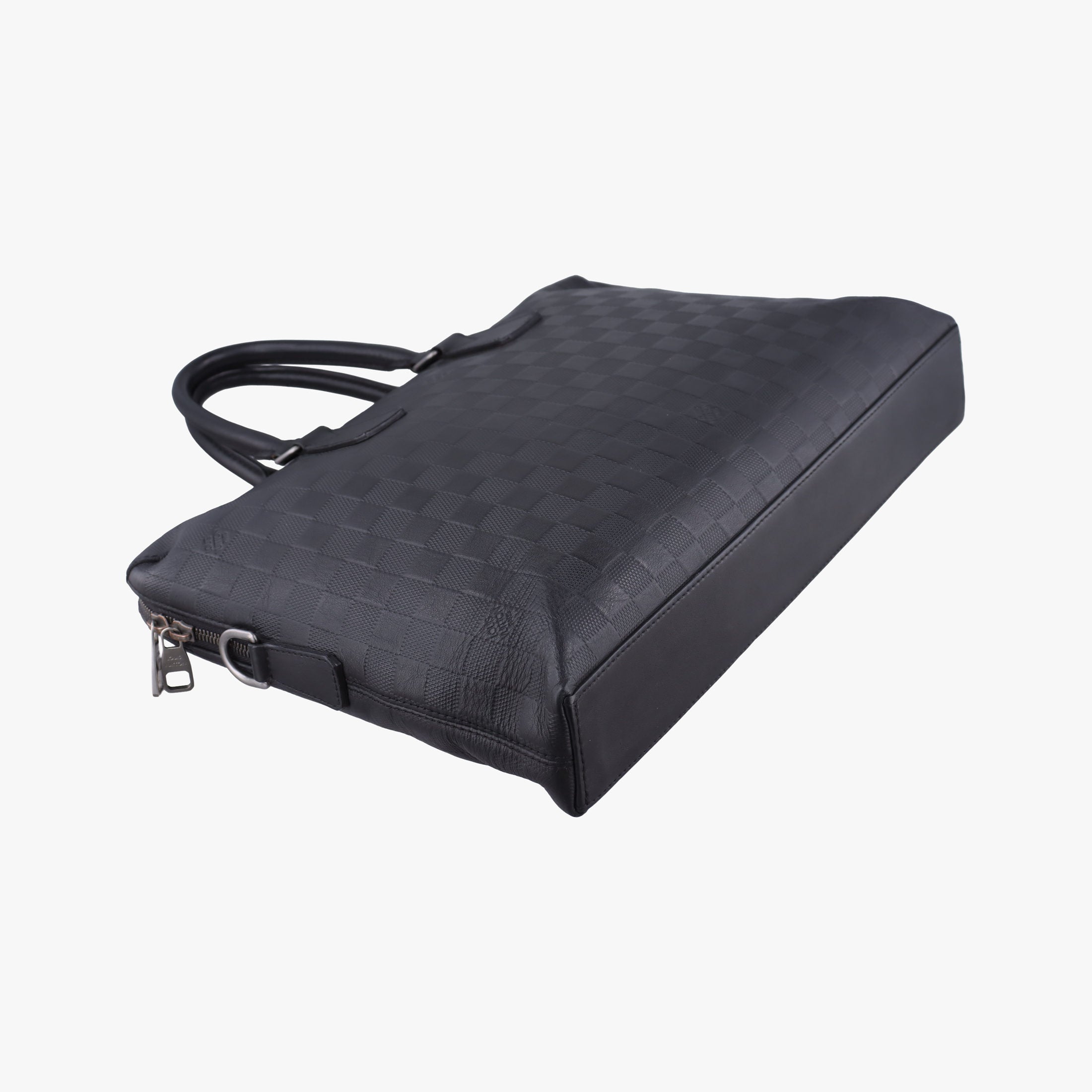 Secondhand Louis Vuitton Porte Documents Jour Noir Damier Graphite N48224 shoulderbag | stylenewstar