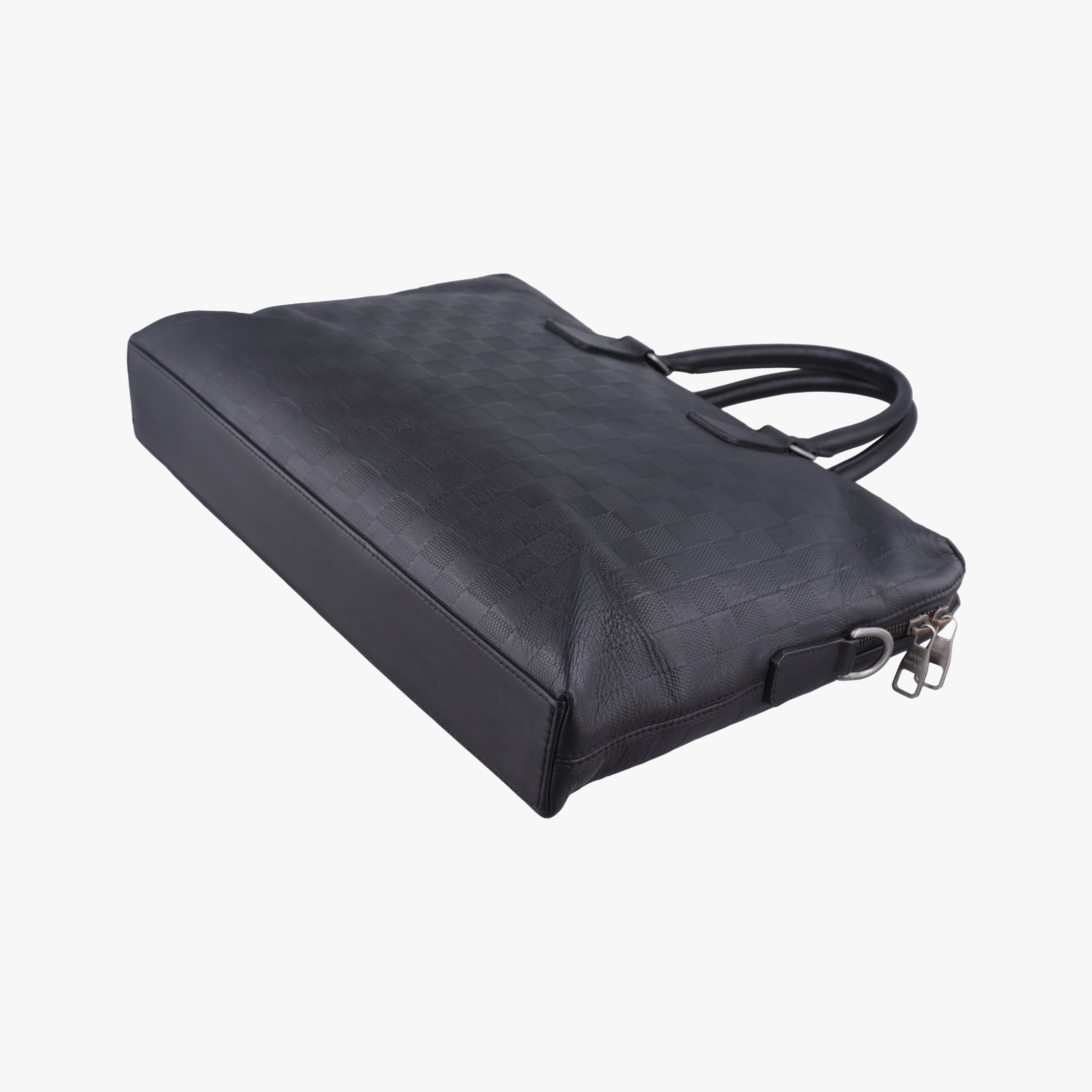 Secondhand Louis Vuitton Porte Documents Jour Noir Damier Graphite N48224 shoulderbag | stylenewstar