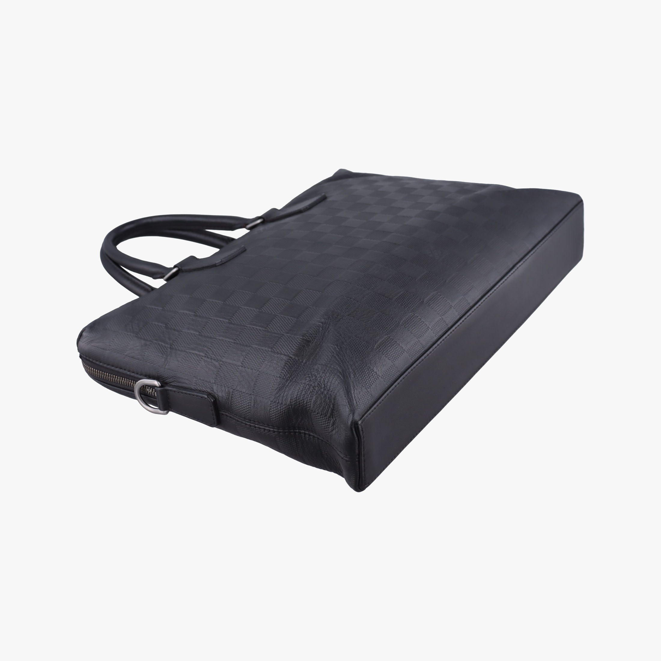 Secondhand Louis Vuitton Porte Documents Jour Noir Damier Graphite N48224 shoulderbag | stylenewstar