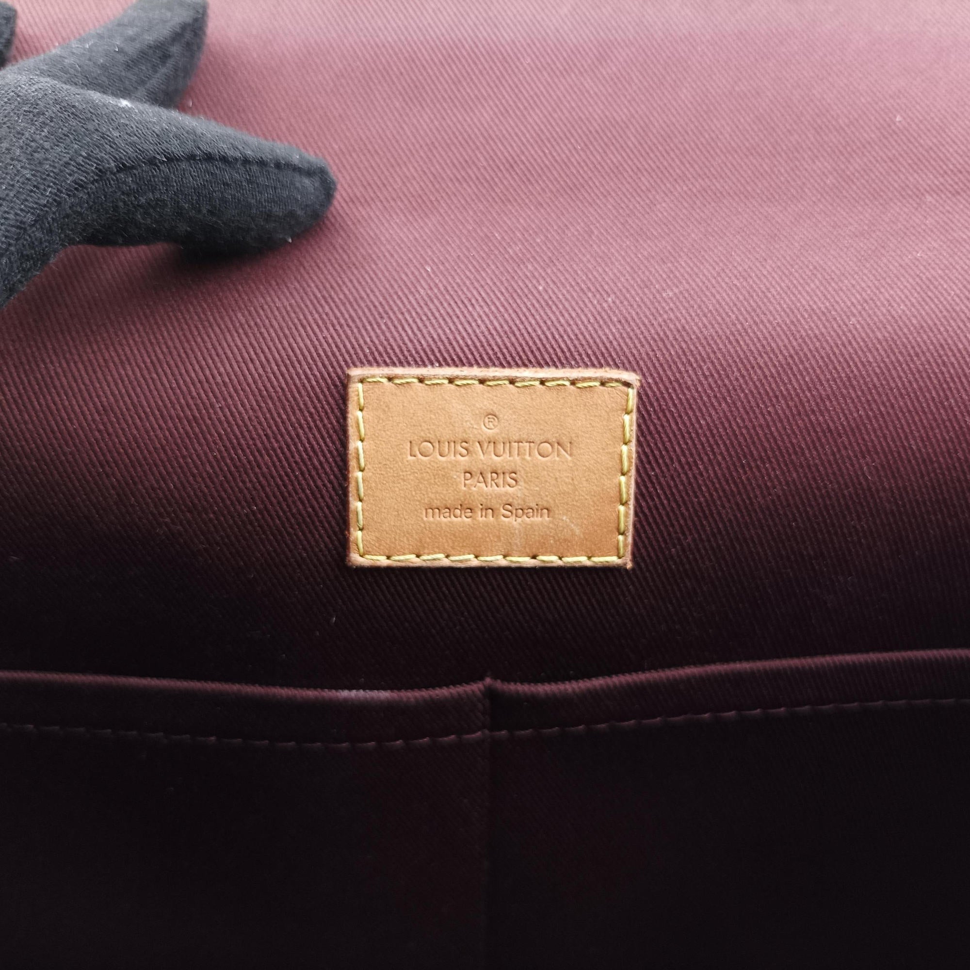 Secondhand Louis Vuitton CLUNY MM Brown Monogram Canvas M43236 shoulderbag | stylenewstar