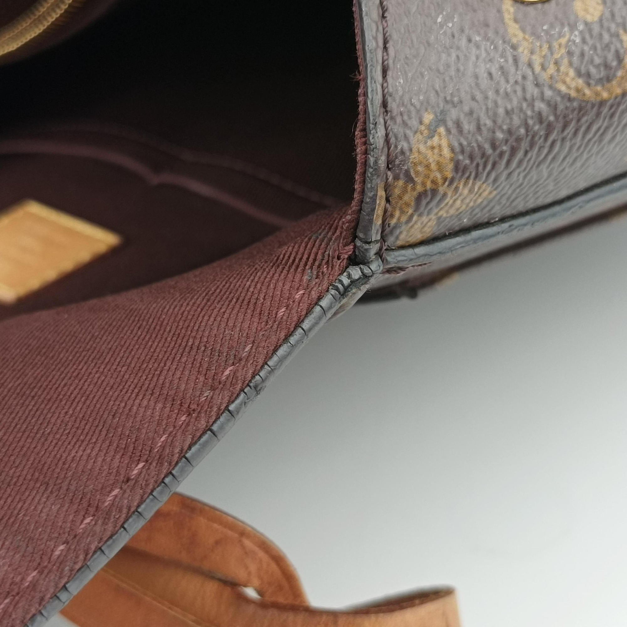 Secondhand Louis Vuitton CLUNY MM Brown Monogram Canvas M43236 shoulderbag | stylenewstar