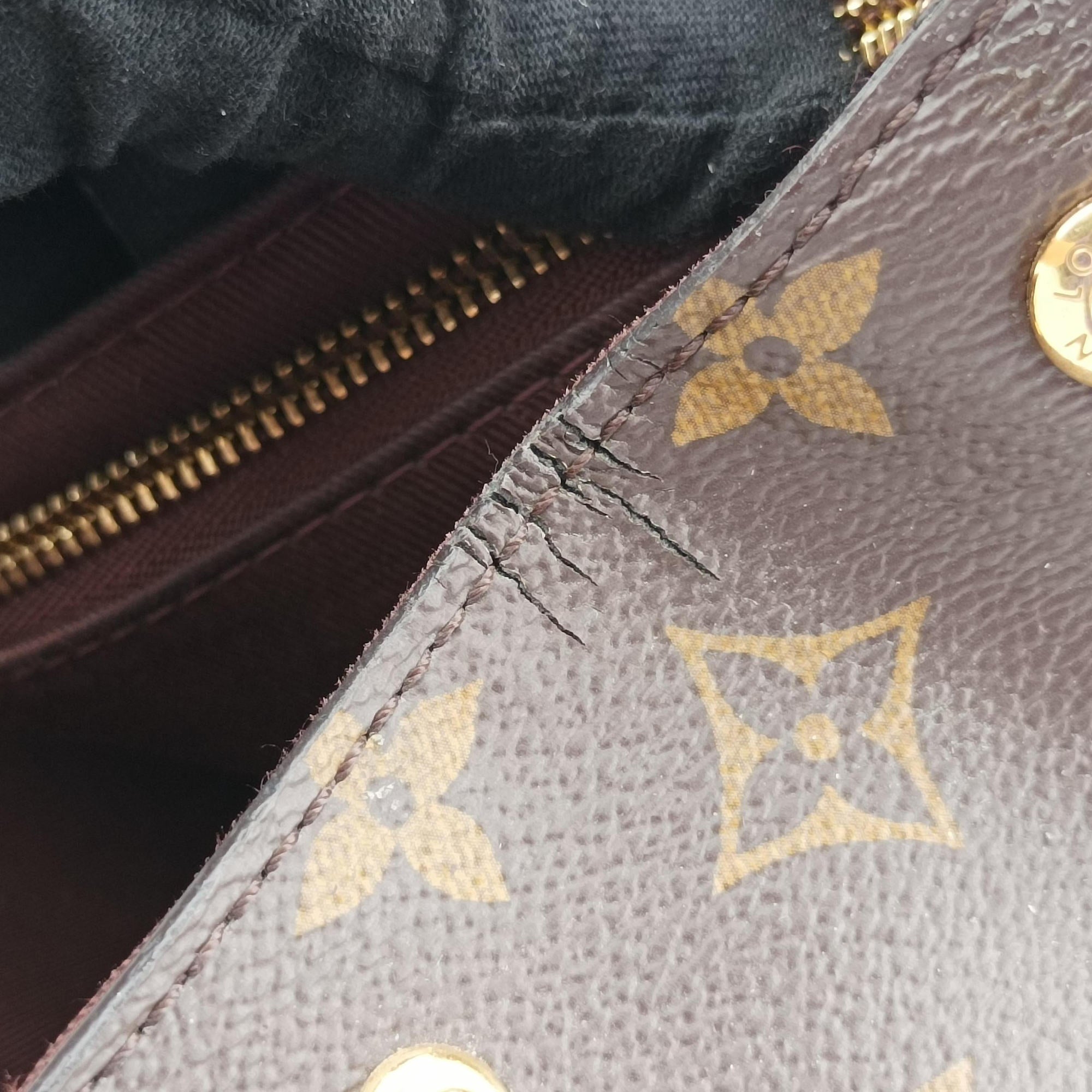 Secondhand Louis Vuitton CLUNY MM Brown Monogram Canvas M43236 shoulderbag | stylenewstar