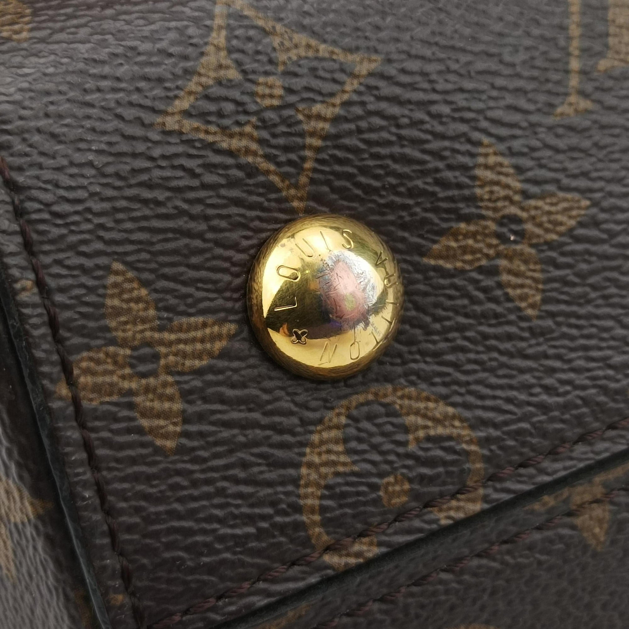 Secondhand Louis Vuitton CLUNY MM Brown Monogram Canvas M43236 shoulderbag | stylenewstar
