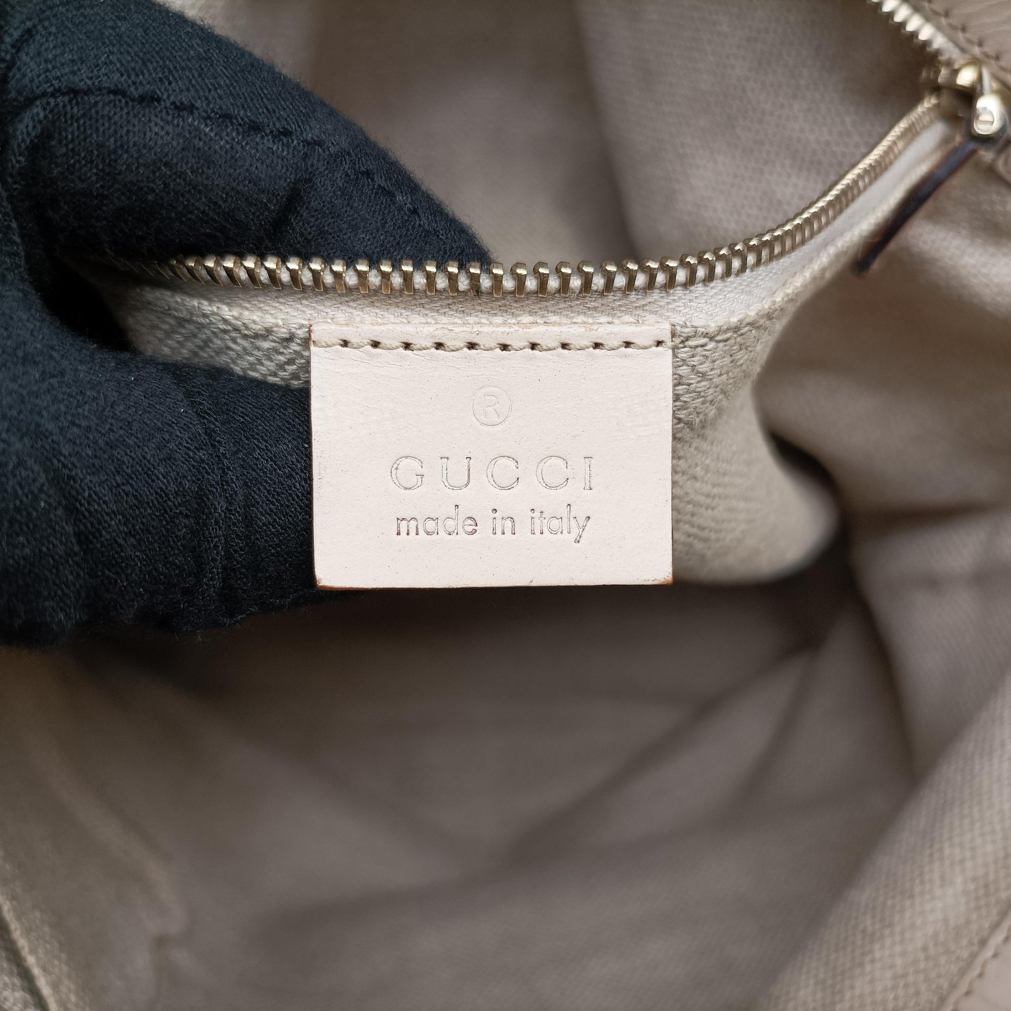 Vintage Gucci Bamboo Floral White×multicolor canvas×leather 137394 handbag | stylenewstar