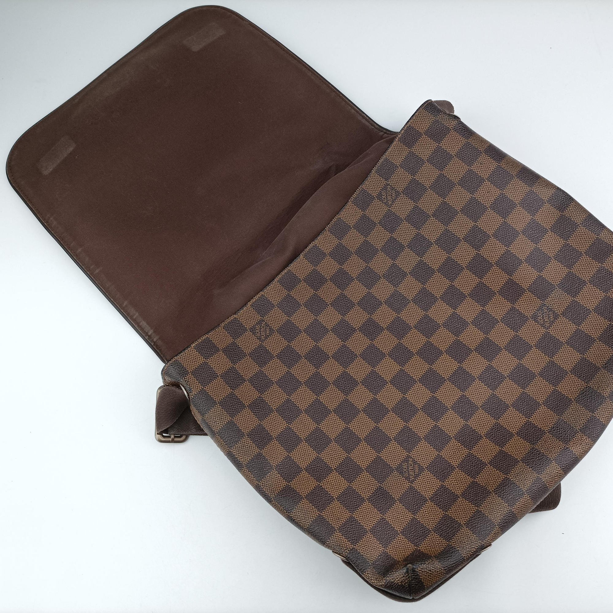 Pre-owned Louis Vuitton BROOKLYN MM EBENE Damier Canvas N51211 shoulderbag | stylenewstar