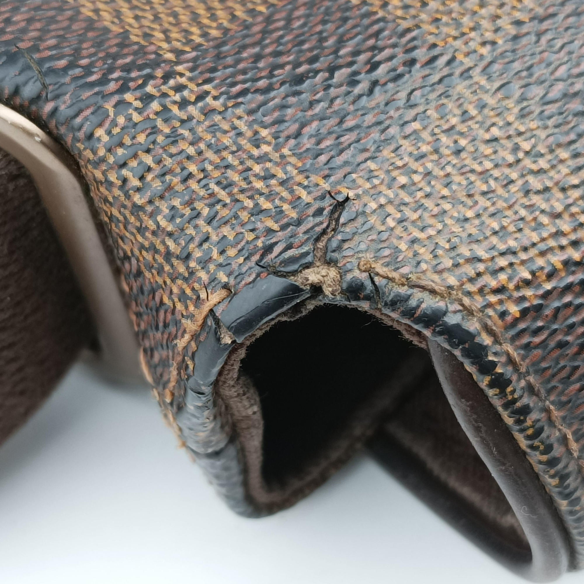 Pre-owned Louis Vuitton BROOKLYN MM EBENE Damier Canvas N51211 shoulderbag | stylenewstar