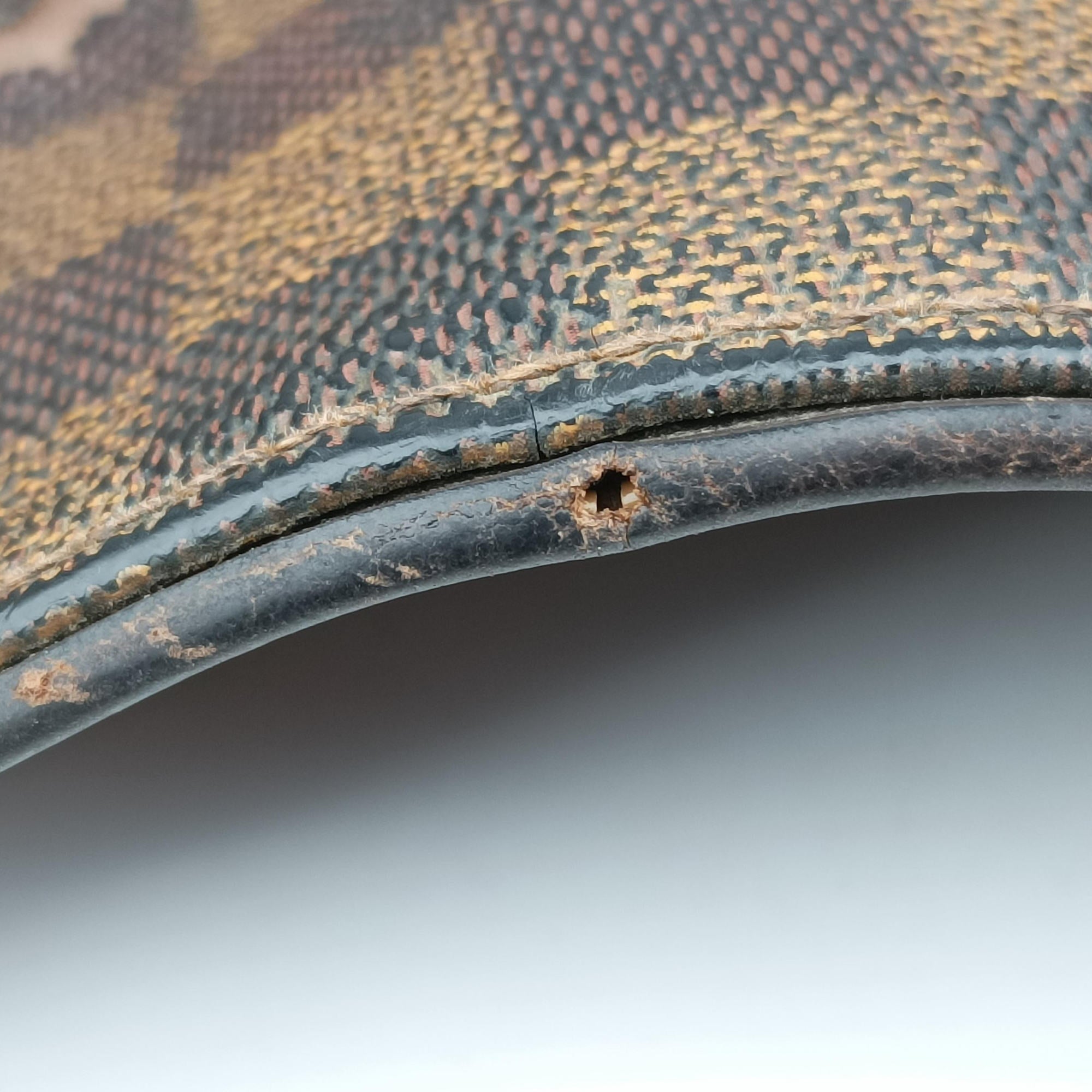 Pre-owned Louis Vuitton BROOKLYN MM EBENE Damier Canvas N51211 shoulderbag | stylenewstar