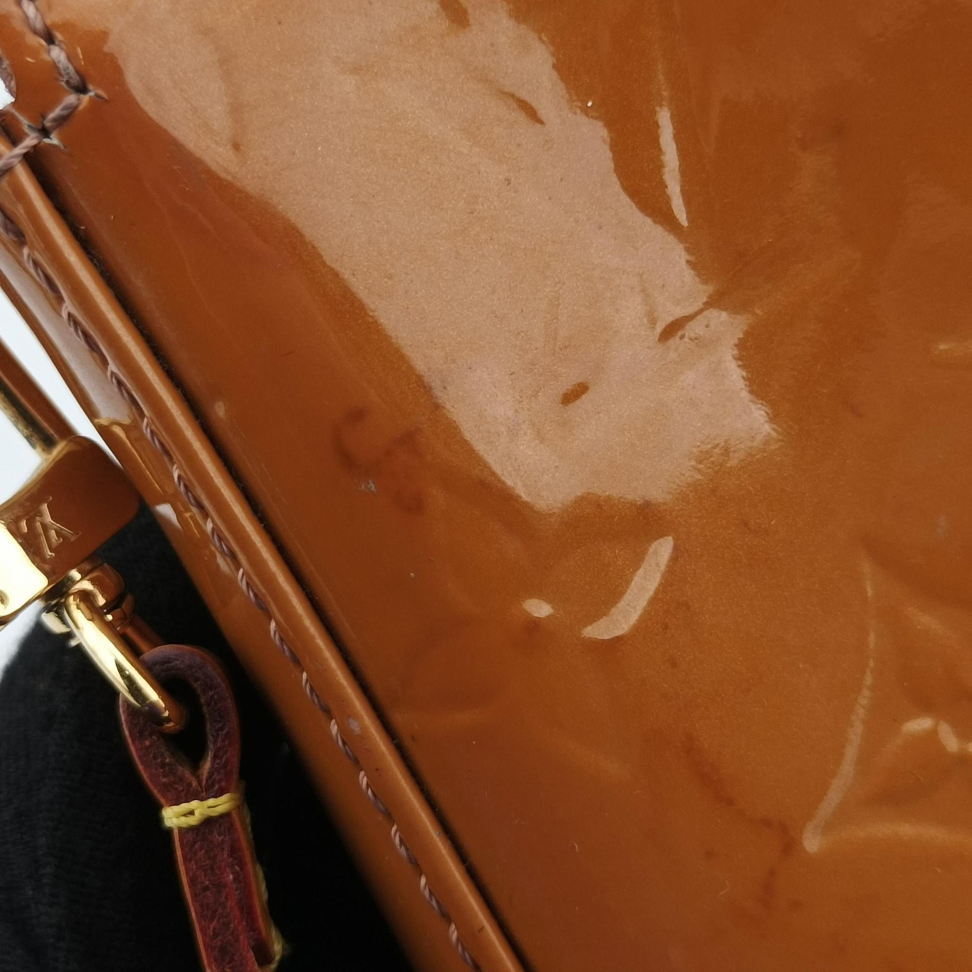 Pre-owned Louis Vuitton Lexington Dune Monogram Vernis  handbag | stylenewstar