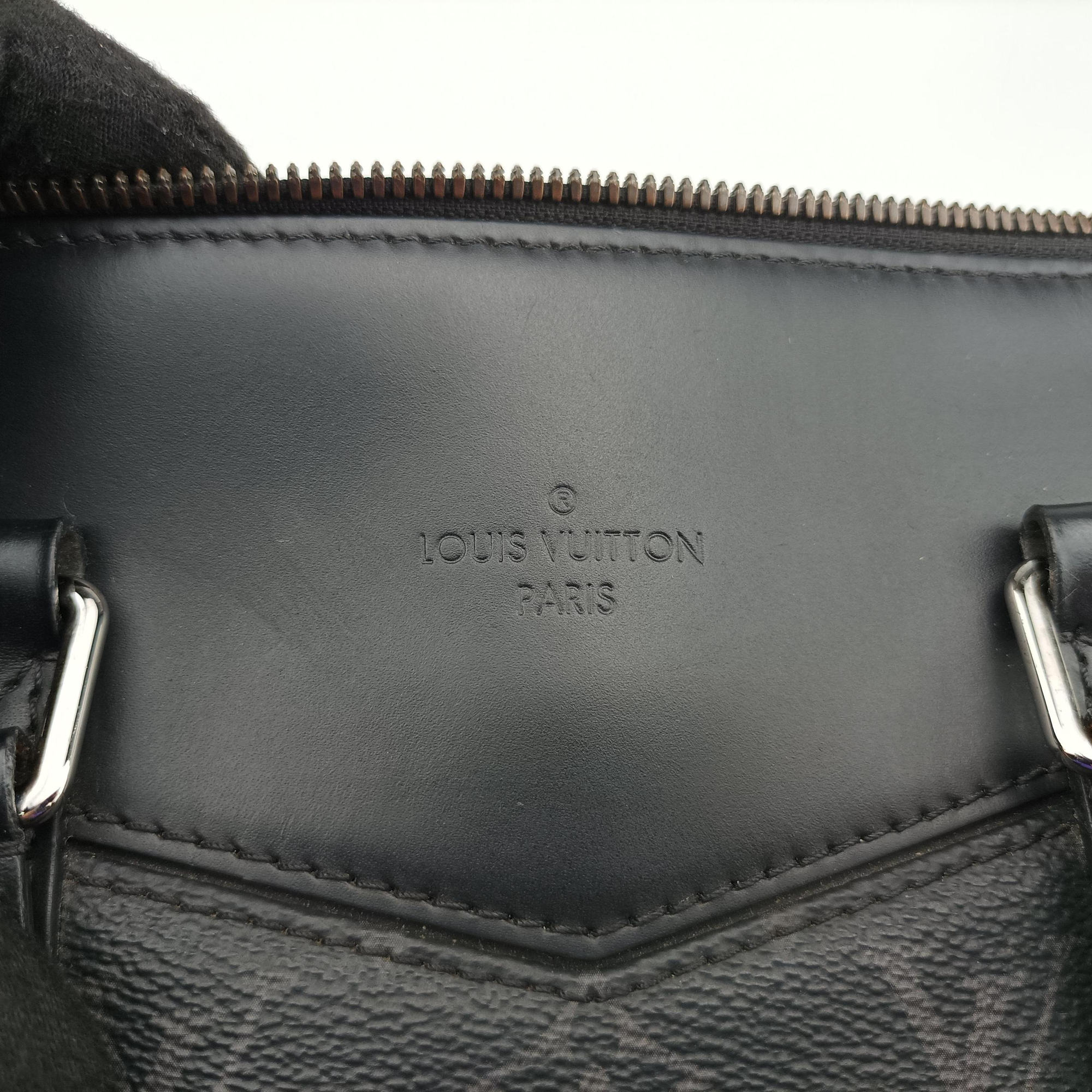Pre-owned Louis Vuitton Explorer Noir Monogram Eclipse Canvas M40567 handbag | stylenewstar