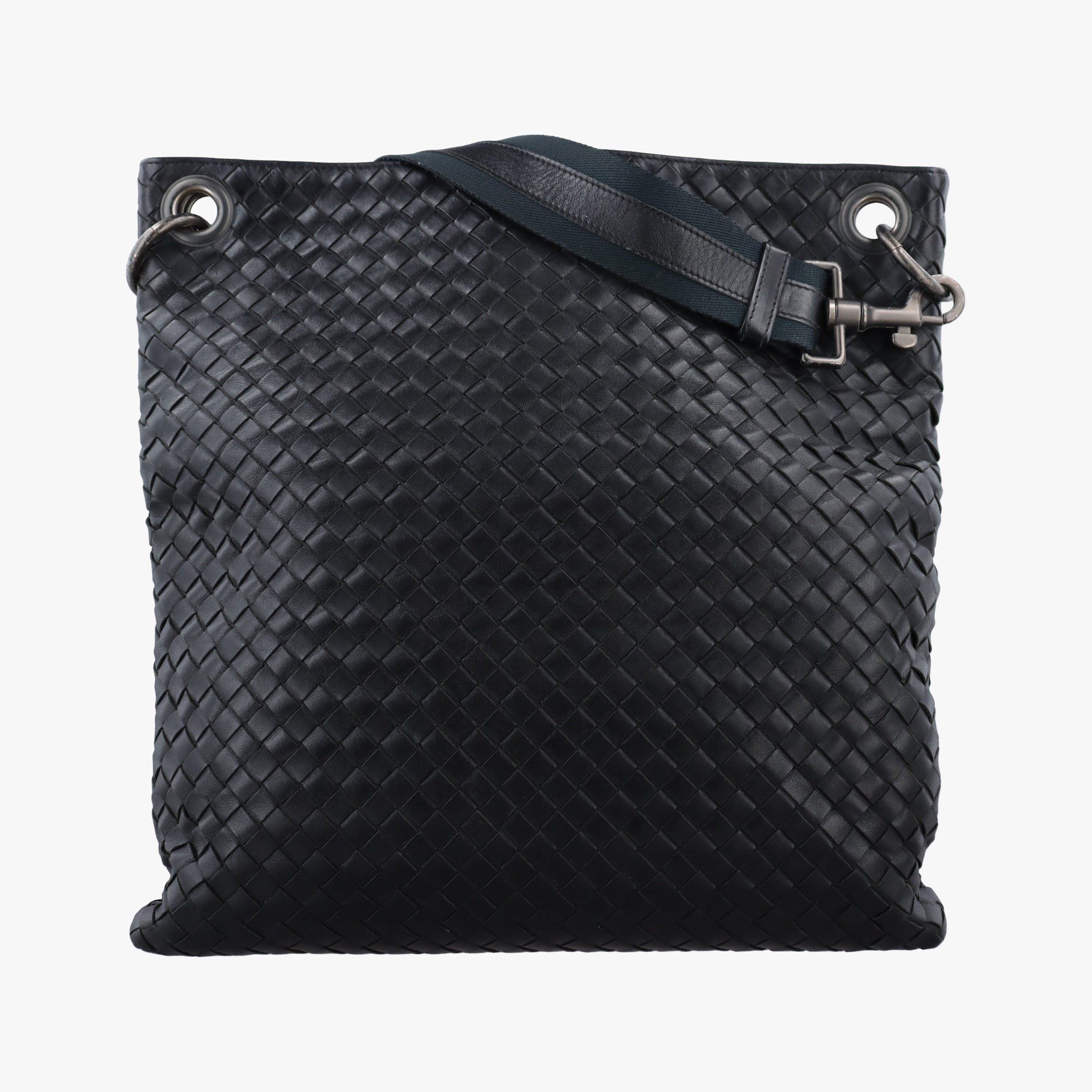 Vintage Bottega Veneta Intrecciato Black lambskin  clutchbag | stylenewstar