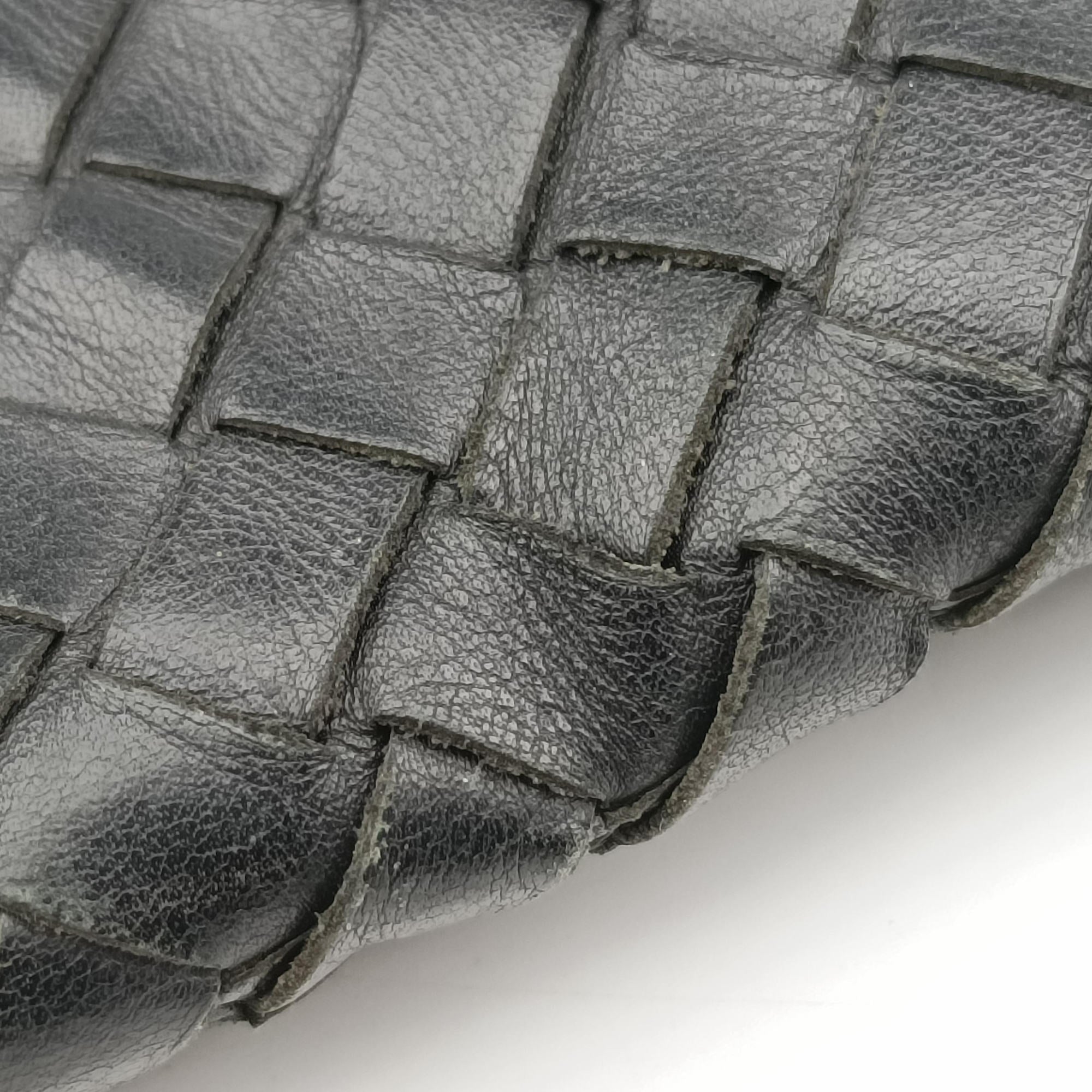 Vintage Bottega Veneta Intrecciato Black lambskin  clutchbag | stylenewstar