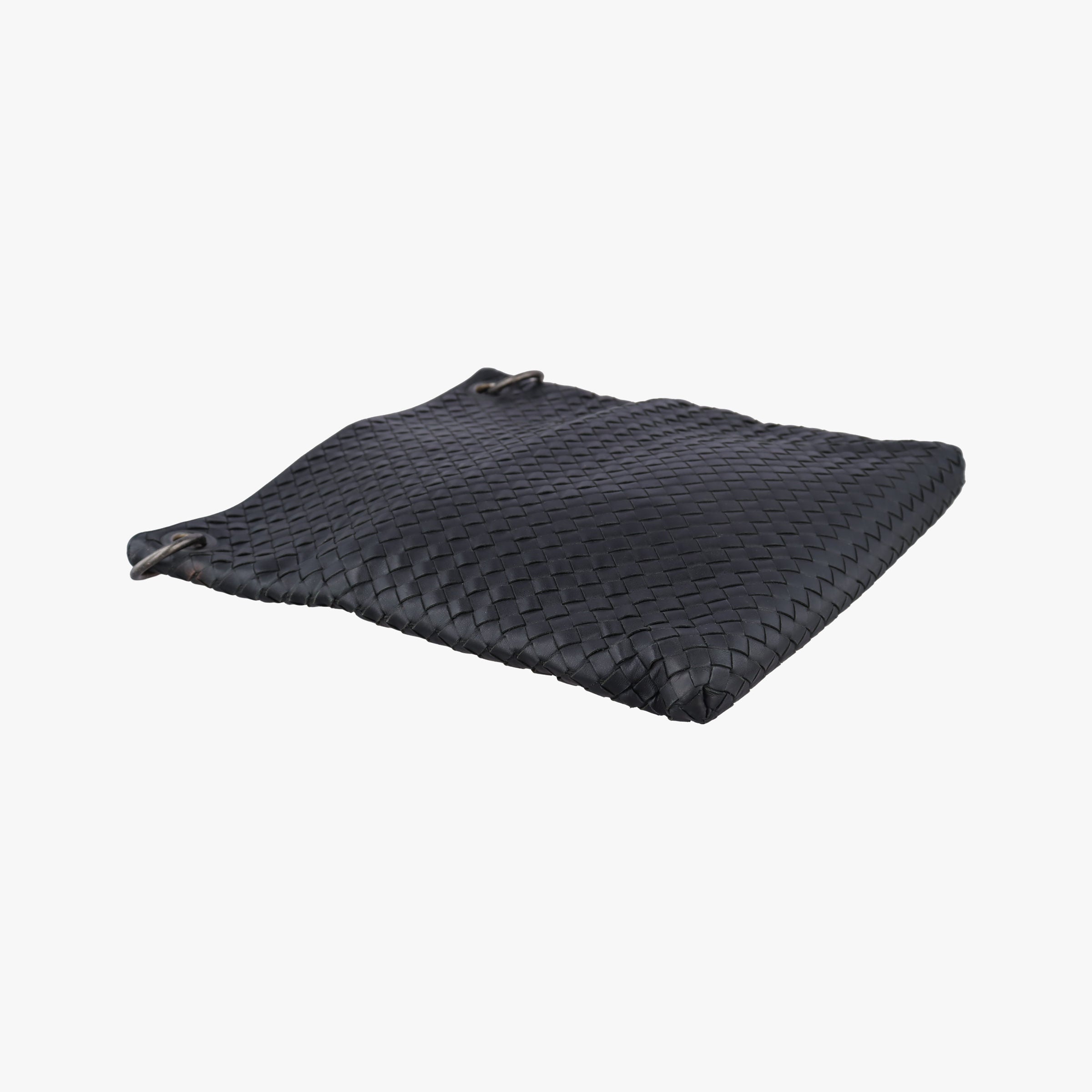 Vintage Bottega Veneta Intrecciato Black lambskin  clutchbag | stylenewstar