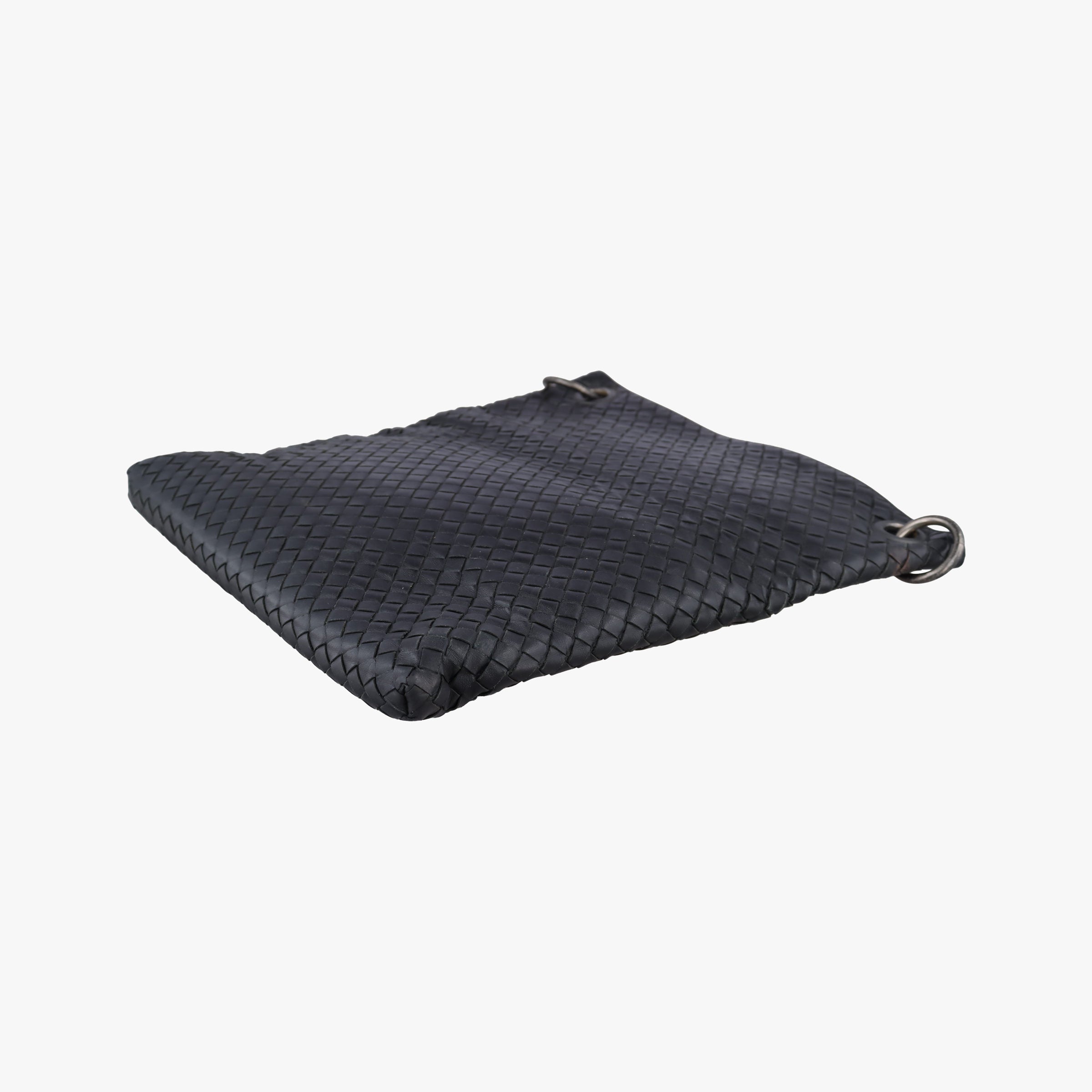 Vintage Bottega Veneta Intrecciato Black lambskin  clutchbag | stylenewstar