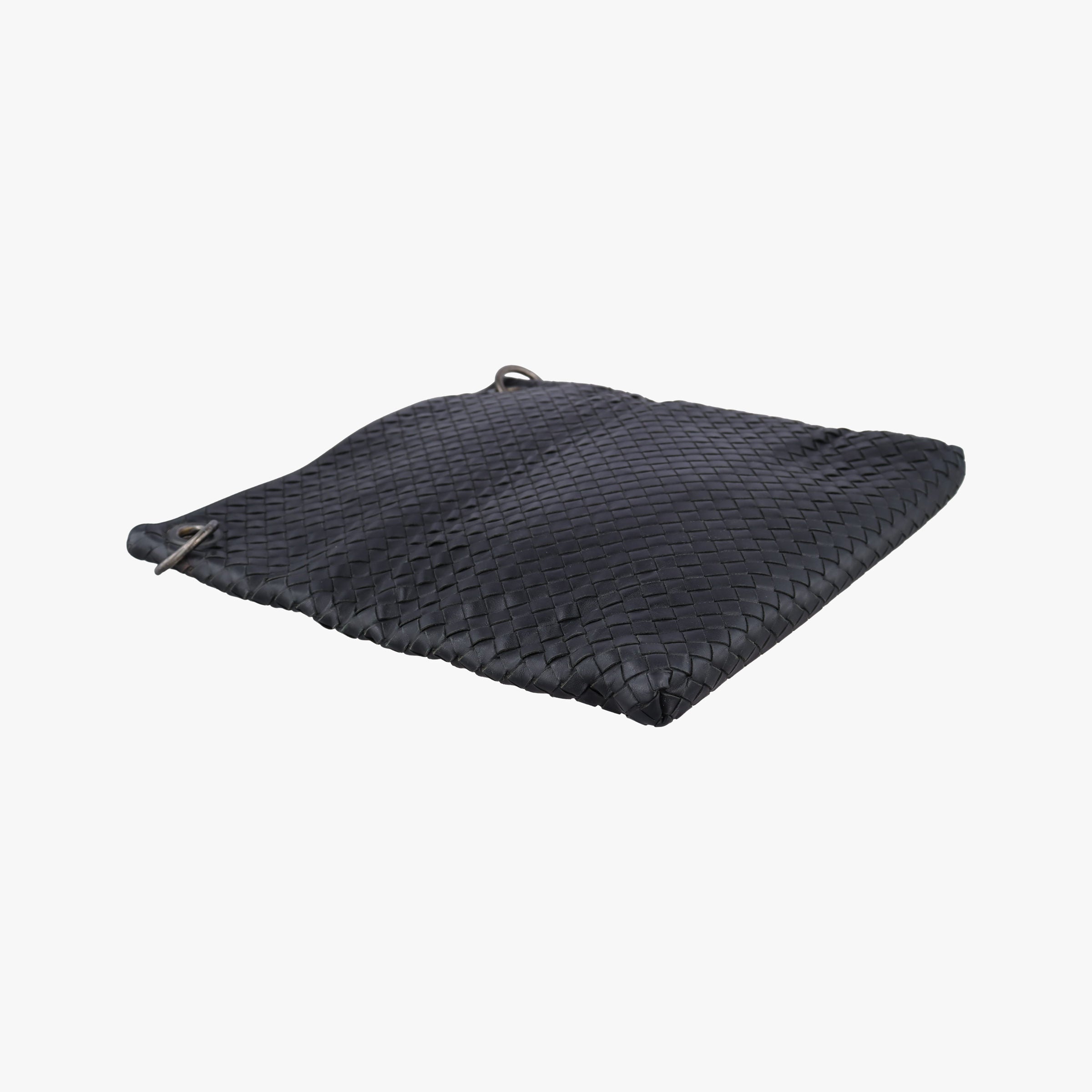 Vintage Bottega Veneta Intrecciato Black lambskin  clutchbag | stylenewstar