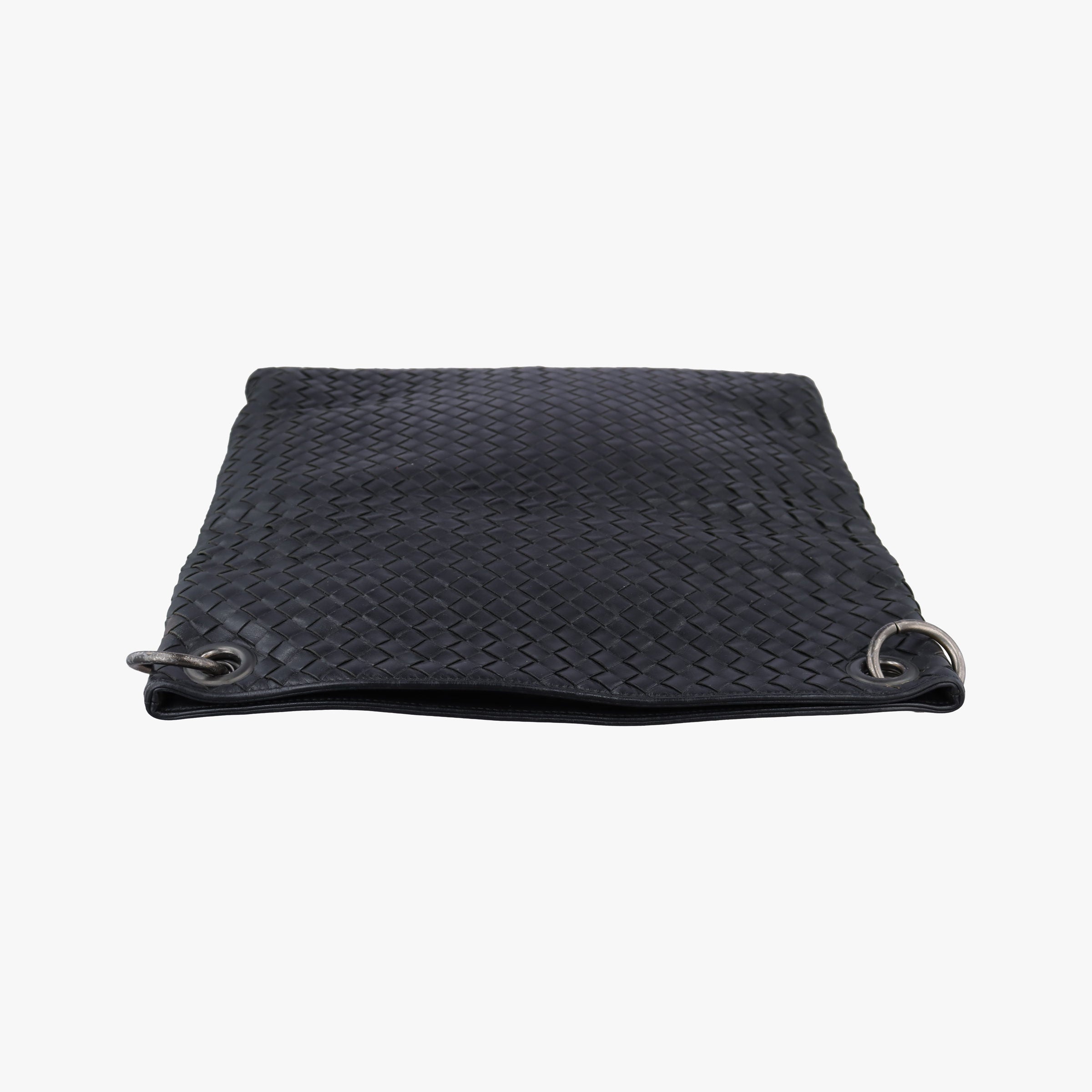 Vintage Bottega Veneta Intrecciato Black lambskin  clutchbag | stylenewstar