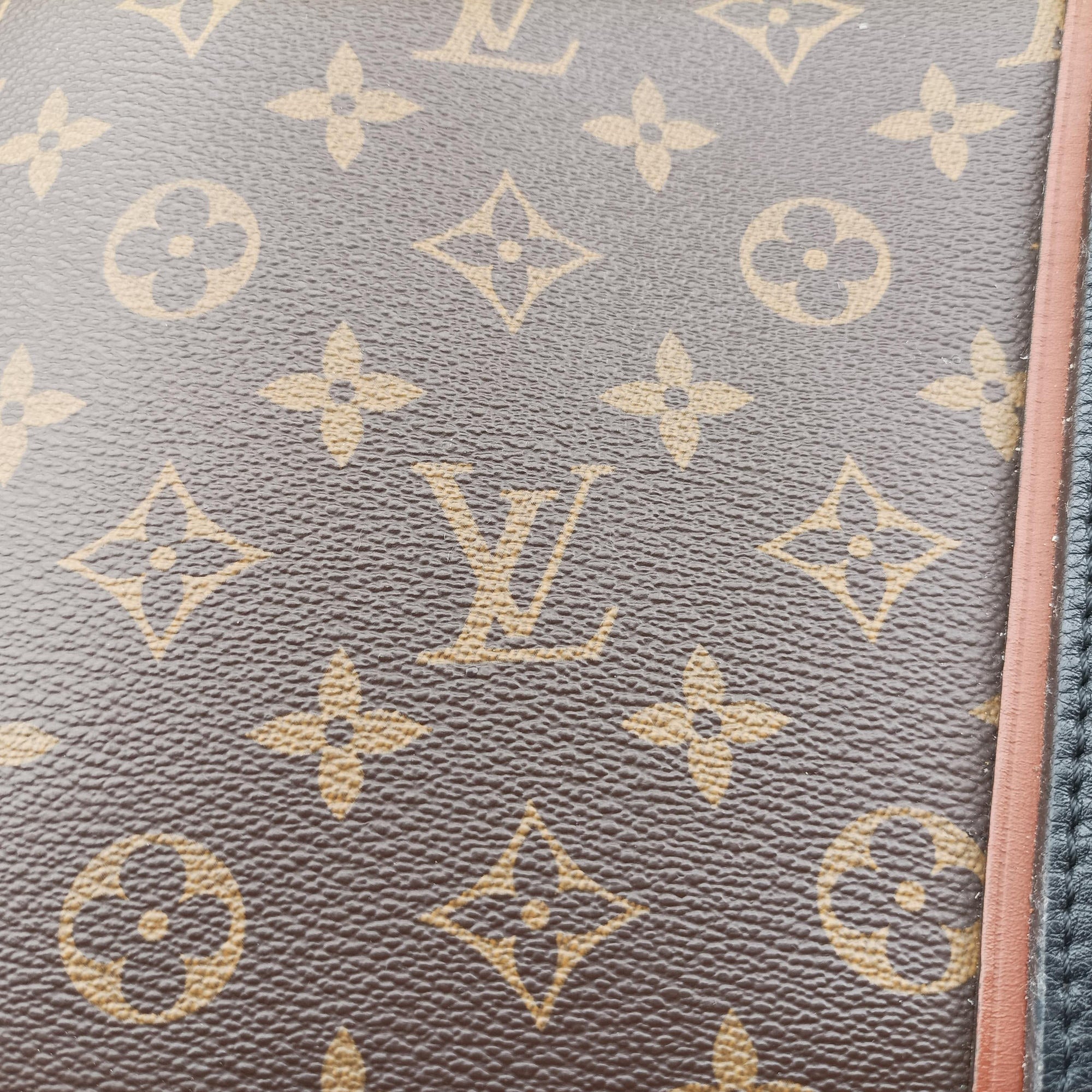 Secondhand Louis Vuitton Tote W PM Brown×black Monogram Canvas×calf leather M40942 handbag | stylenewstar