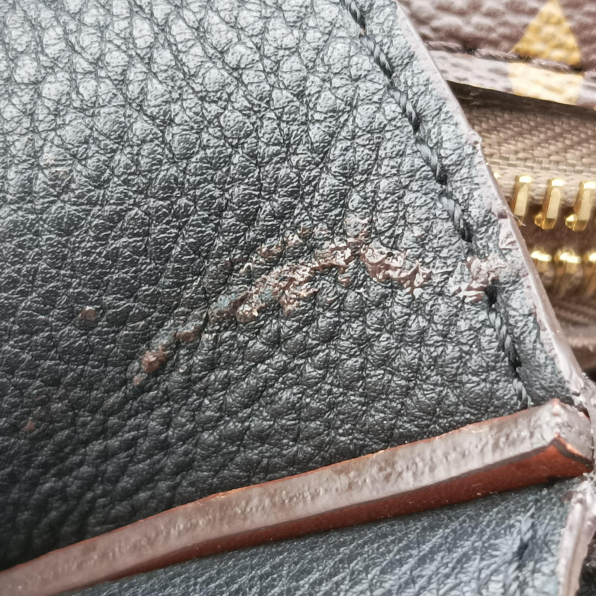 Secondhand Louis Vuitton Tote W PM Brown×black Monogram Canvas×calf leather M40942 handbag | stylenewstar