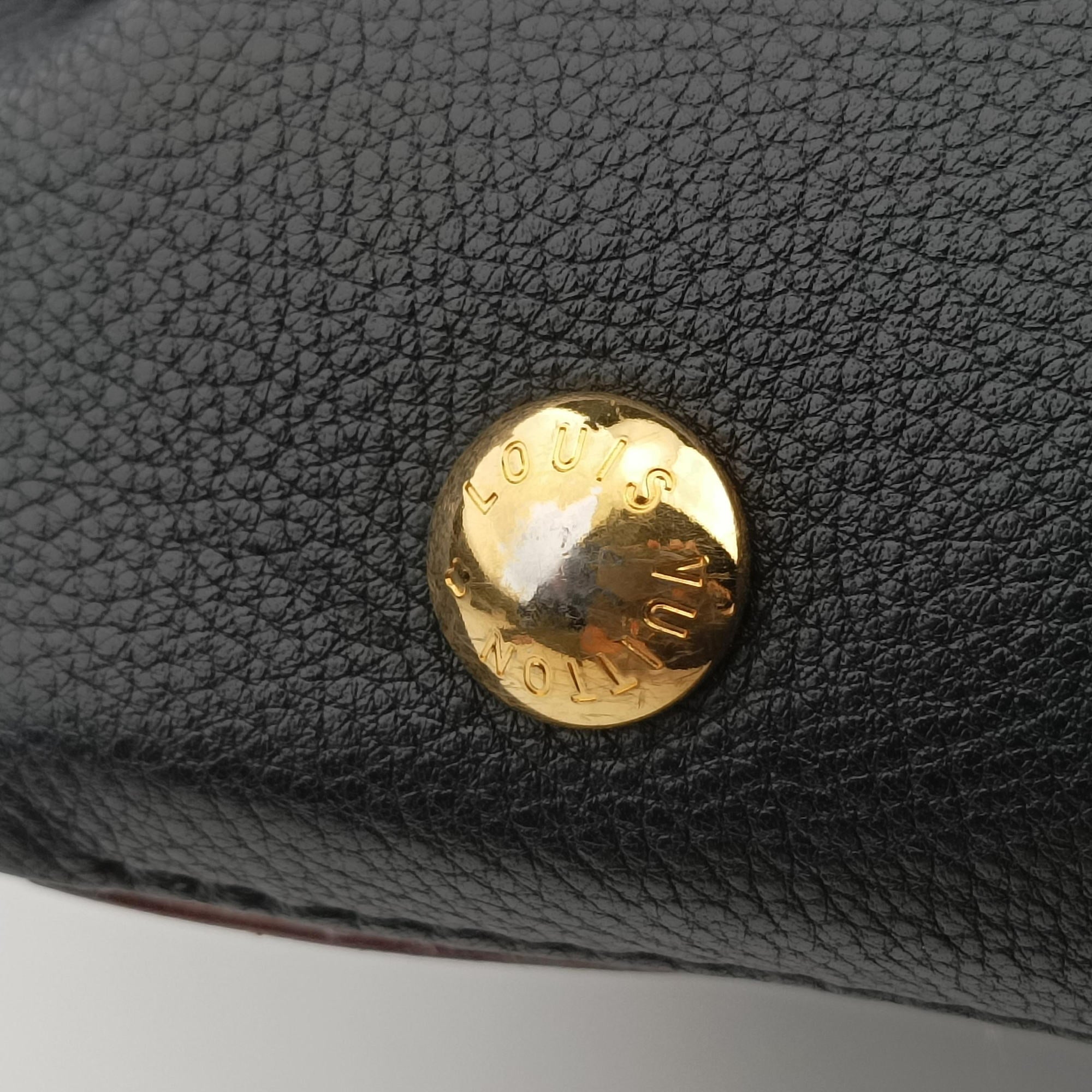 Secondhand Louis Vuitton Tote W PM Brown×black Monogram Canvas×calf leather M40942 handbag | stylenewstar