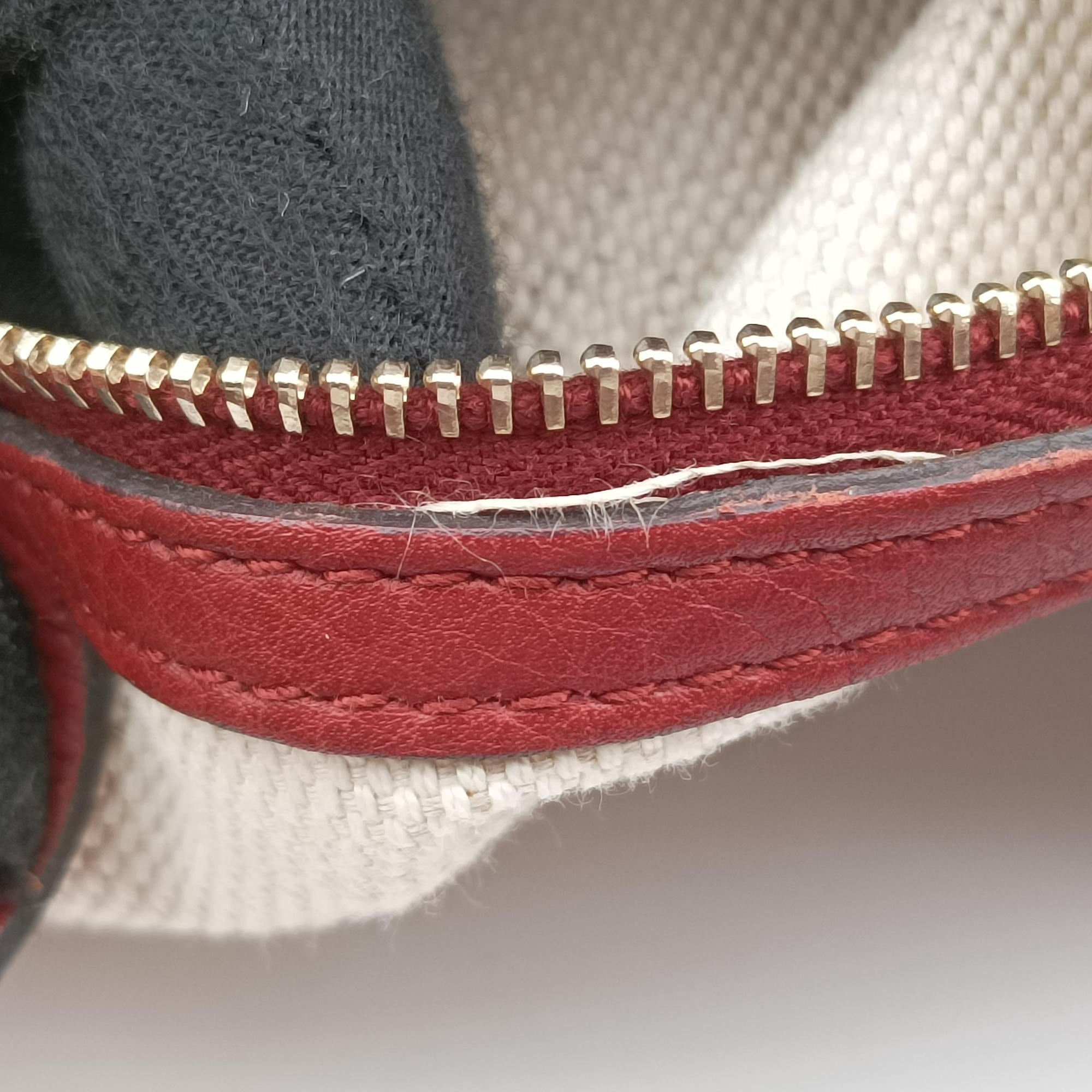Vintage Gucci Dressage Web Hobo Red Leather 296851 shoulderbag | stylenewstar