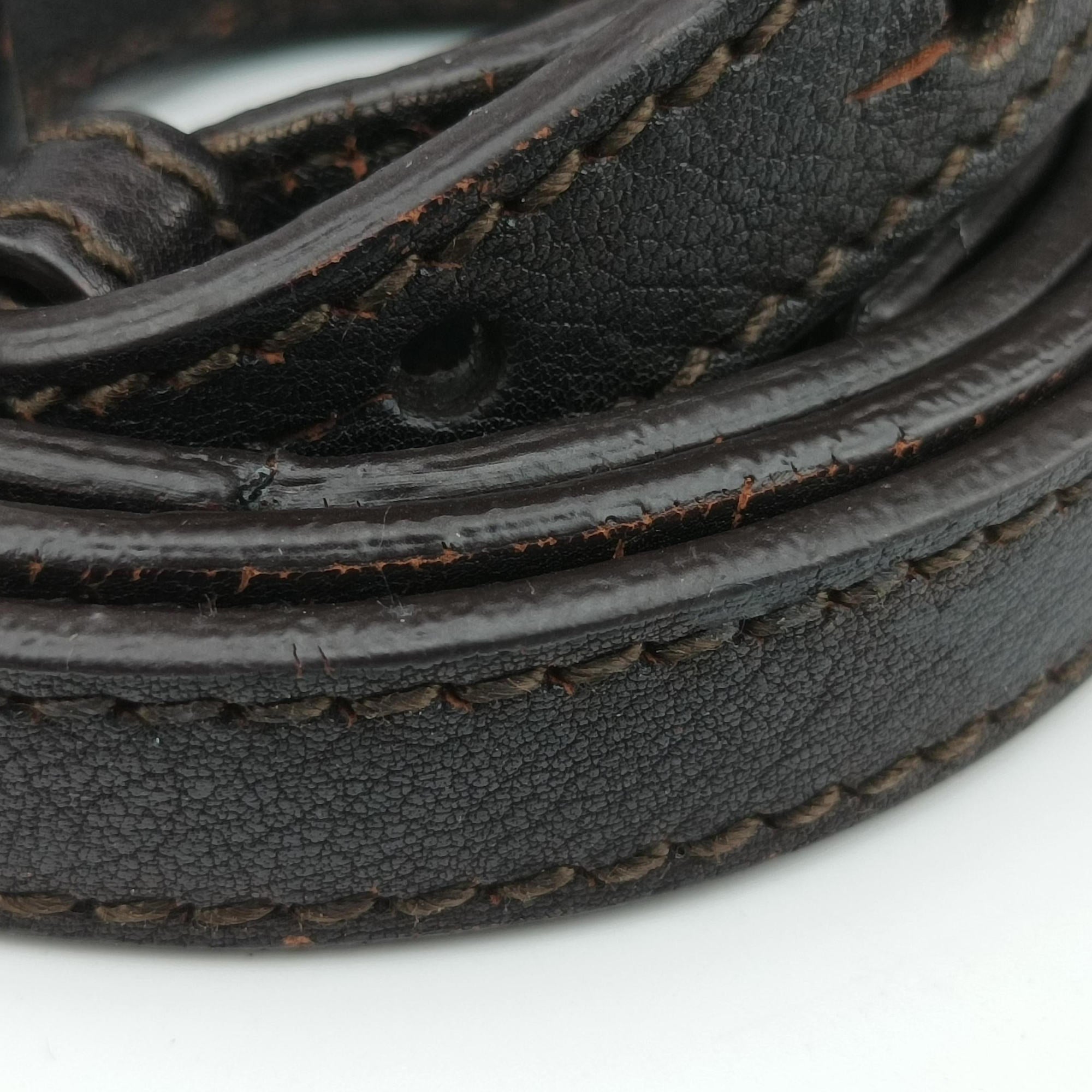Pre-owned Yves Saint Laurent Muse Brown Embossed Leather 297966 shoulderbag | stylenewstar