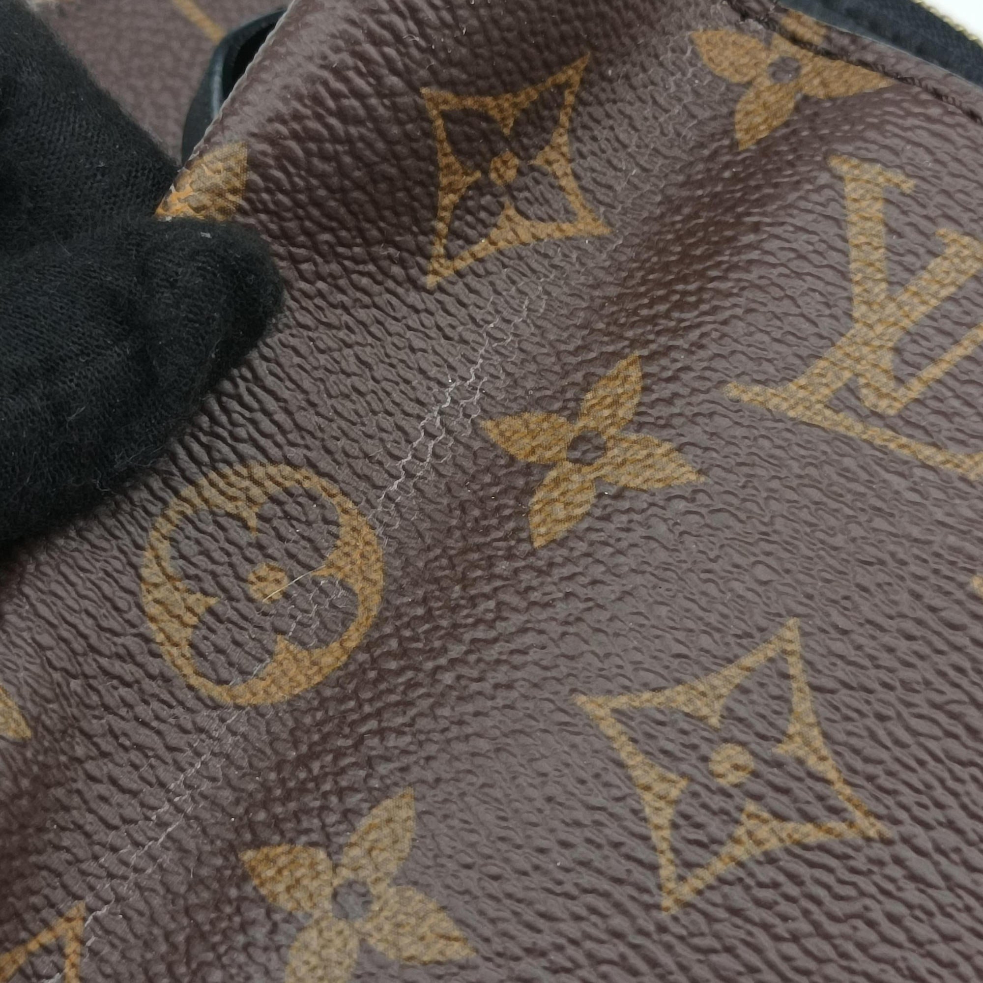 Pre-owned Louis Vuitton Fringed Noe Monogram × Black Fringe Monogram Canvas × Calf Leather M43132 shoulderbag | stylenewstar