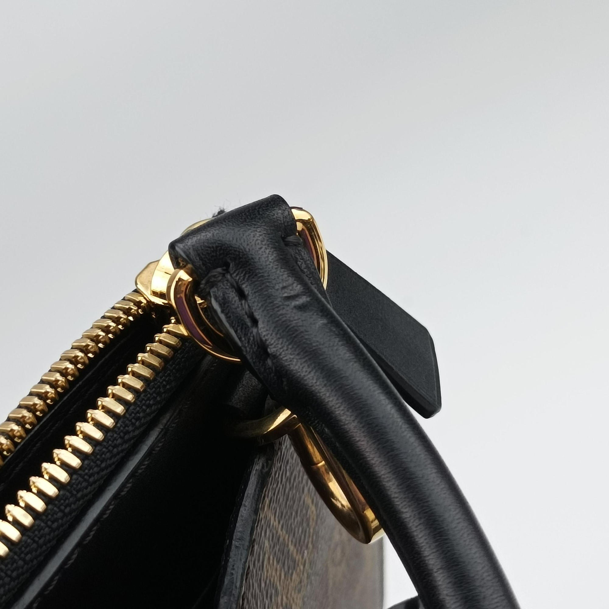 Pre-owned Louis Vuitton Fringed Noe Monogram × Black Fringe Monogram Canvas × Calf Leather M43132 shoulderbag | stylenewstar